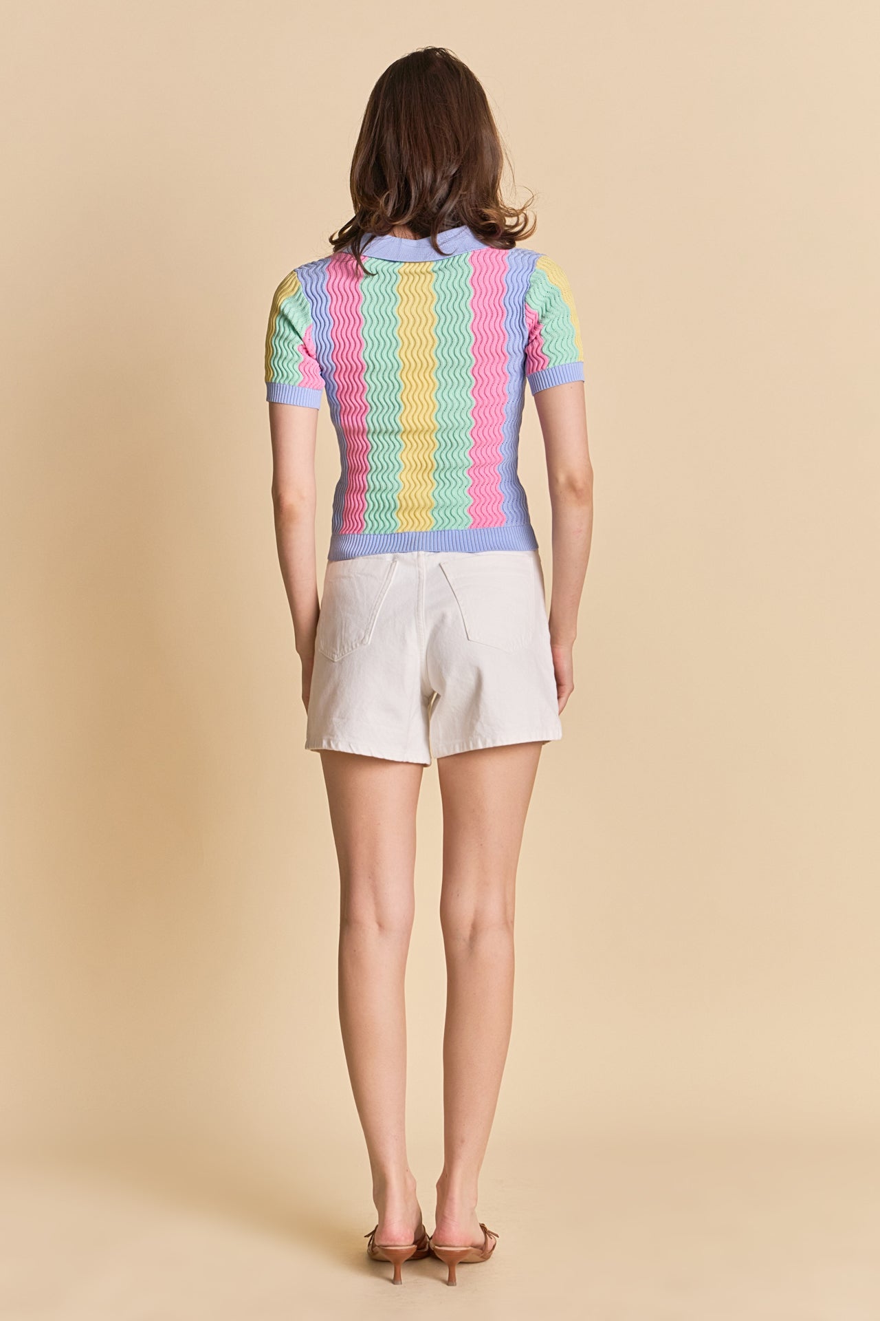 ENGLISH FACTORY - The Annelise Polo Top - TOPS available at Objectrare