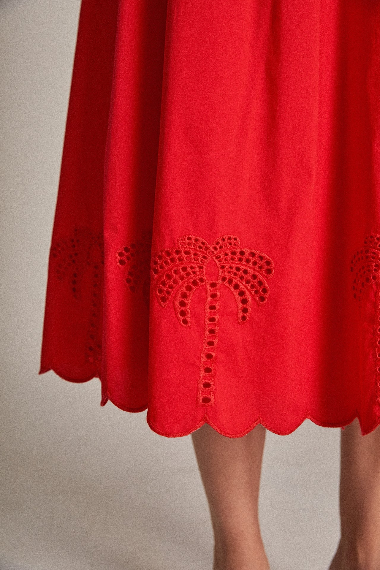 ENGLISH FACTORY - Sweet Scallop Midi Skirt - SKIRTS available at Objectrare