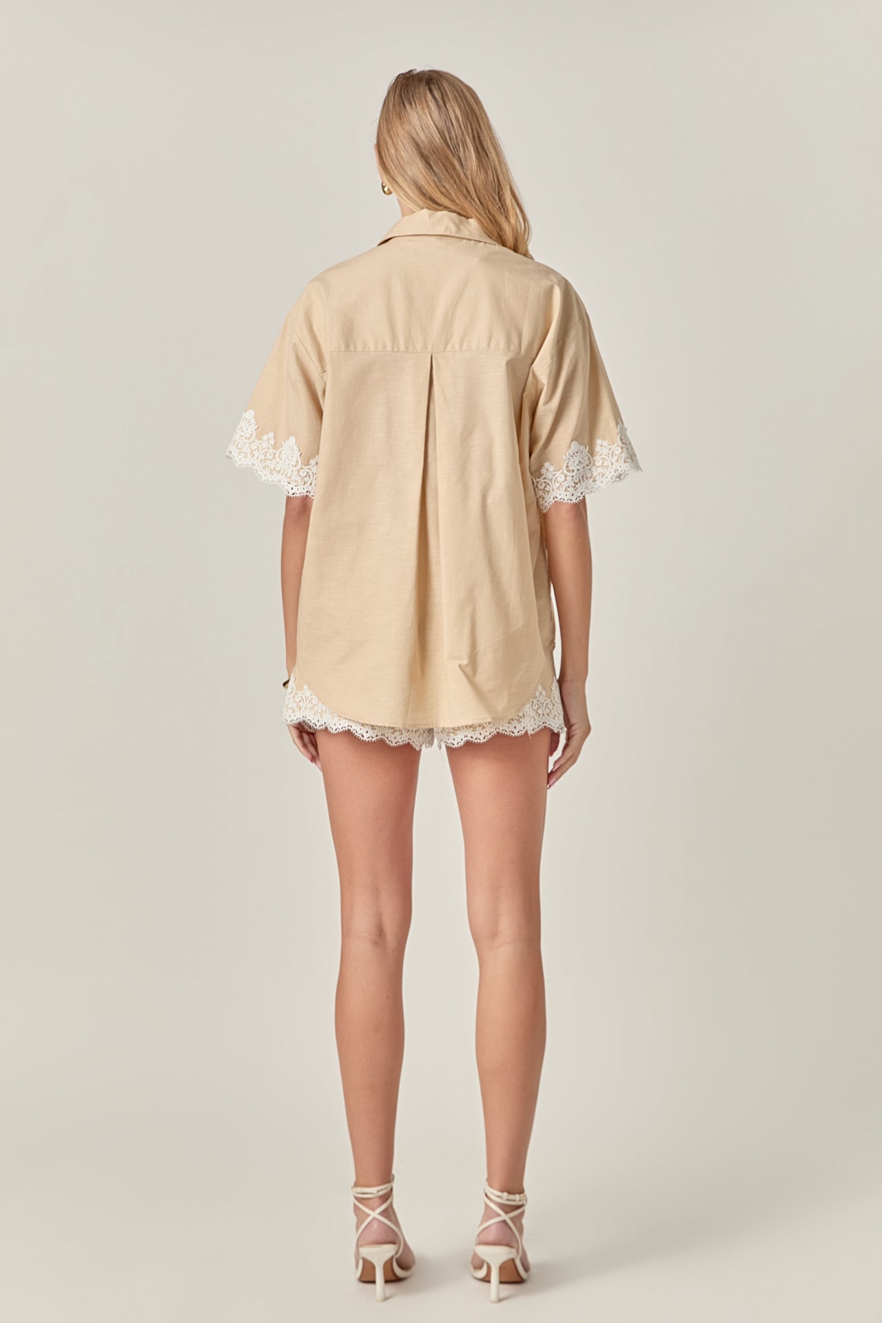 ENGLISH FACTORY - Lace Shorts - SHORTS available at Objectrare