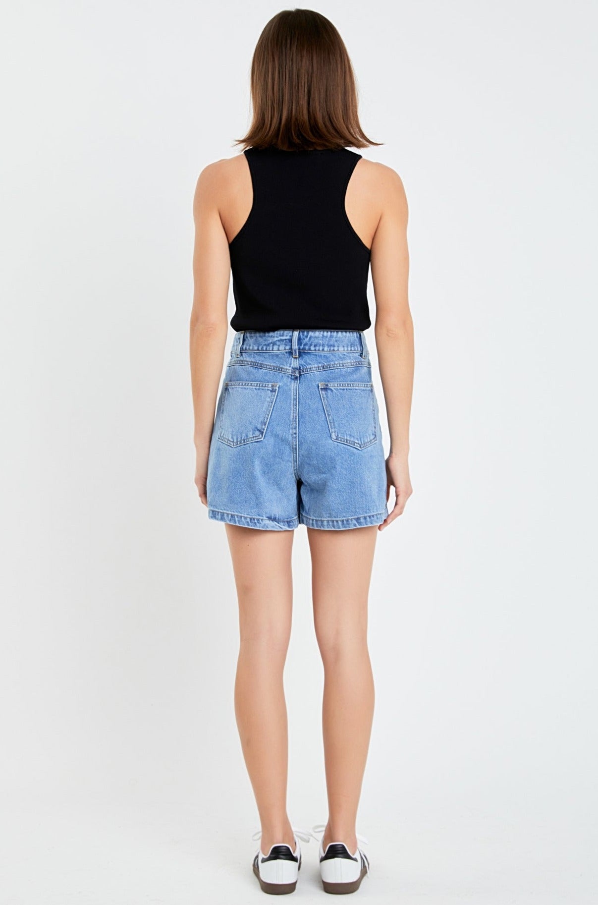GREY LAB - Denim Skort - SKORTS available at Objectrare