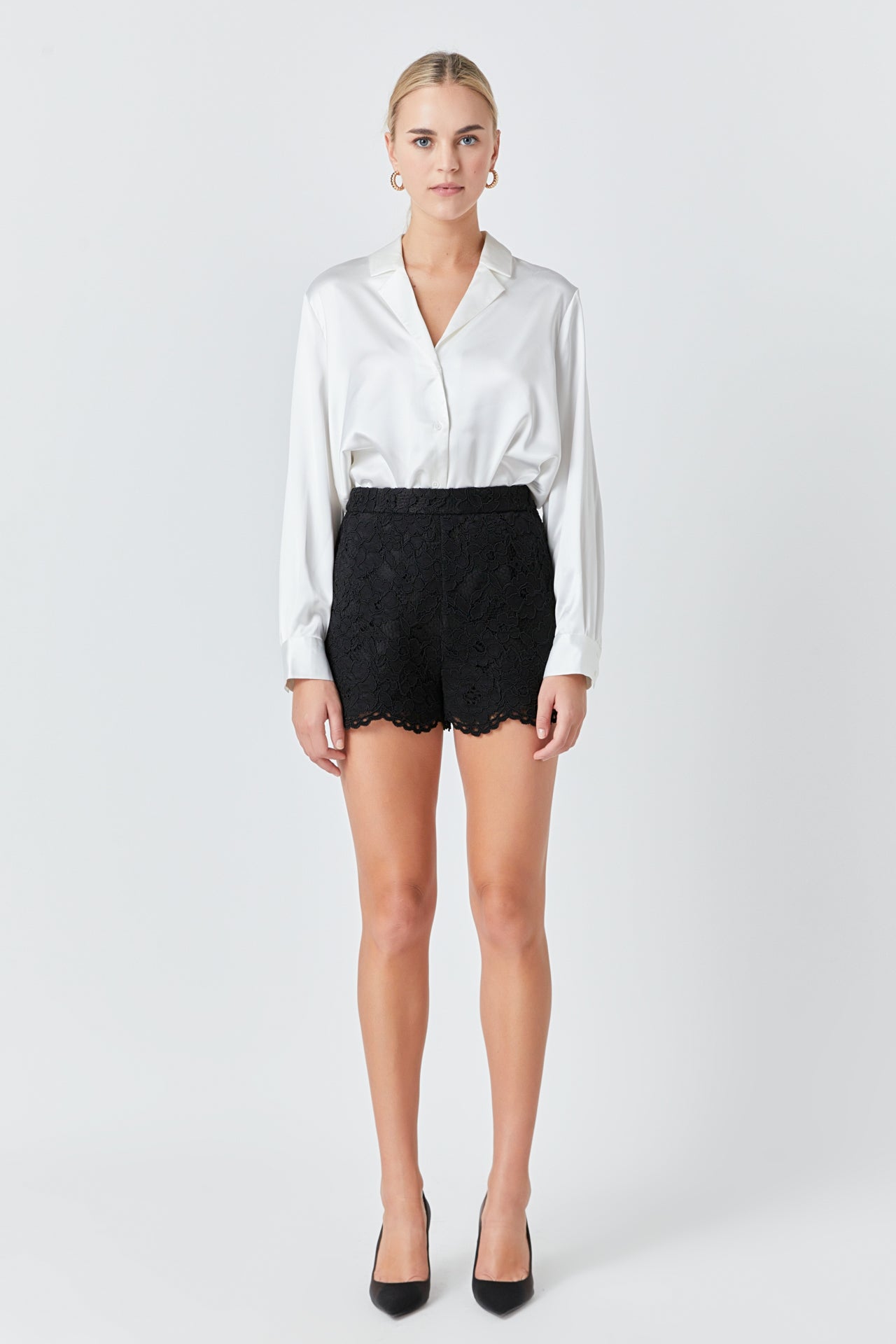 ENDLESS ROSE - Lace Shorts - SHORTS available at Objectrare