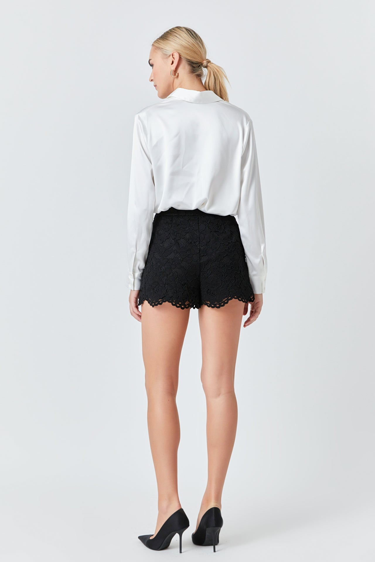 ENDLESS ROSE - Lace Shorts - SHORTS available at Objectrare