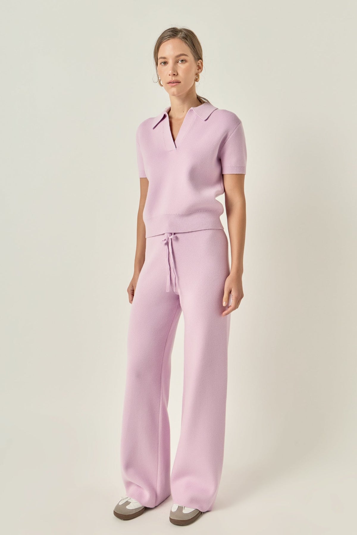 ENGLISH FACTORY - String Knit Pants - PANTS available at Objectrare