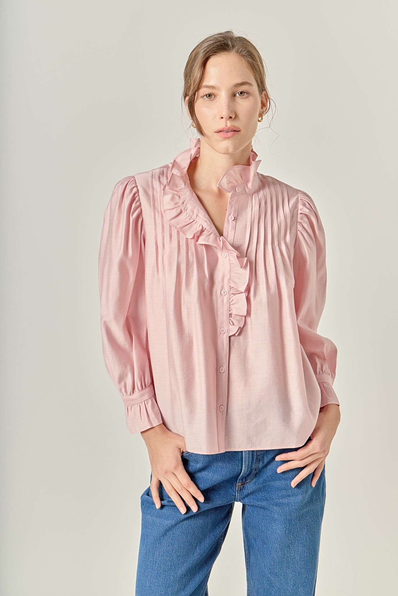 ENGLISH FACTORY - Ruffle Detailed Blouse - TOPS available at Objectrare