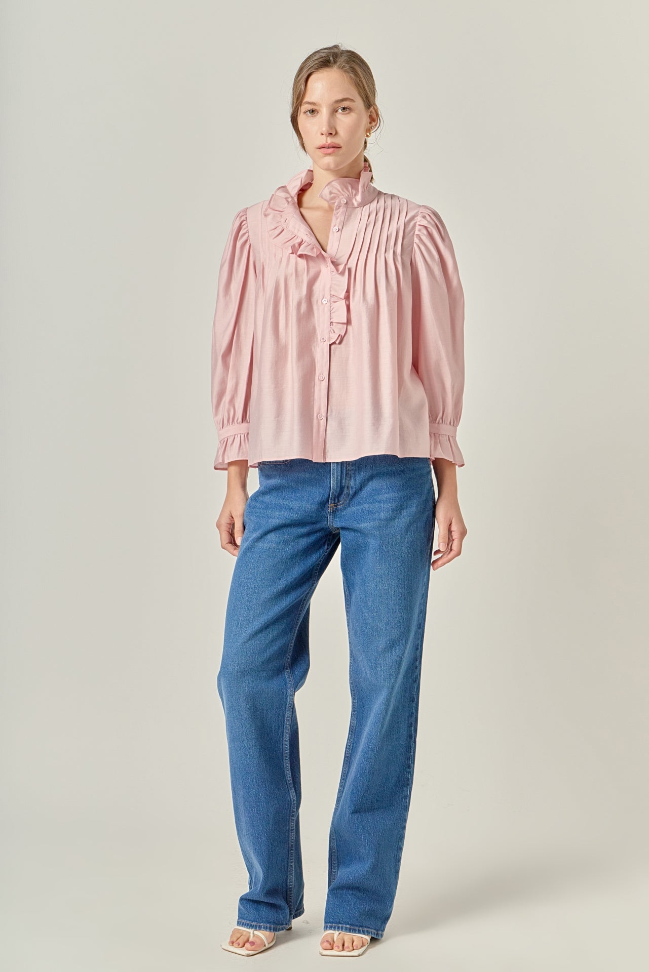 Ruffle Detailed Blouse