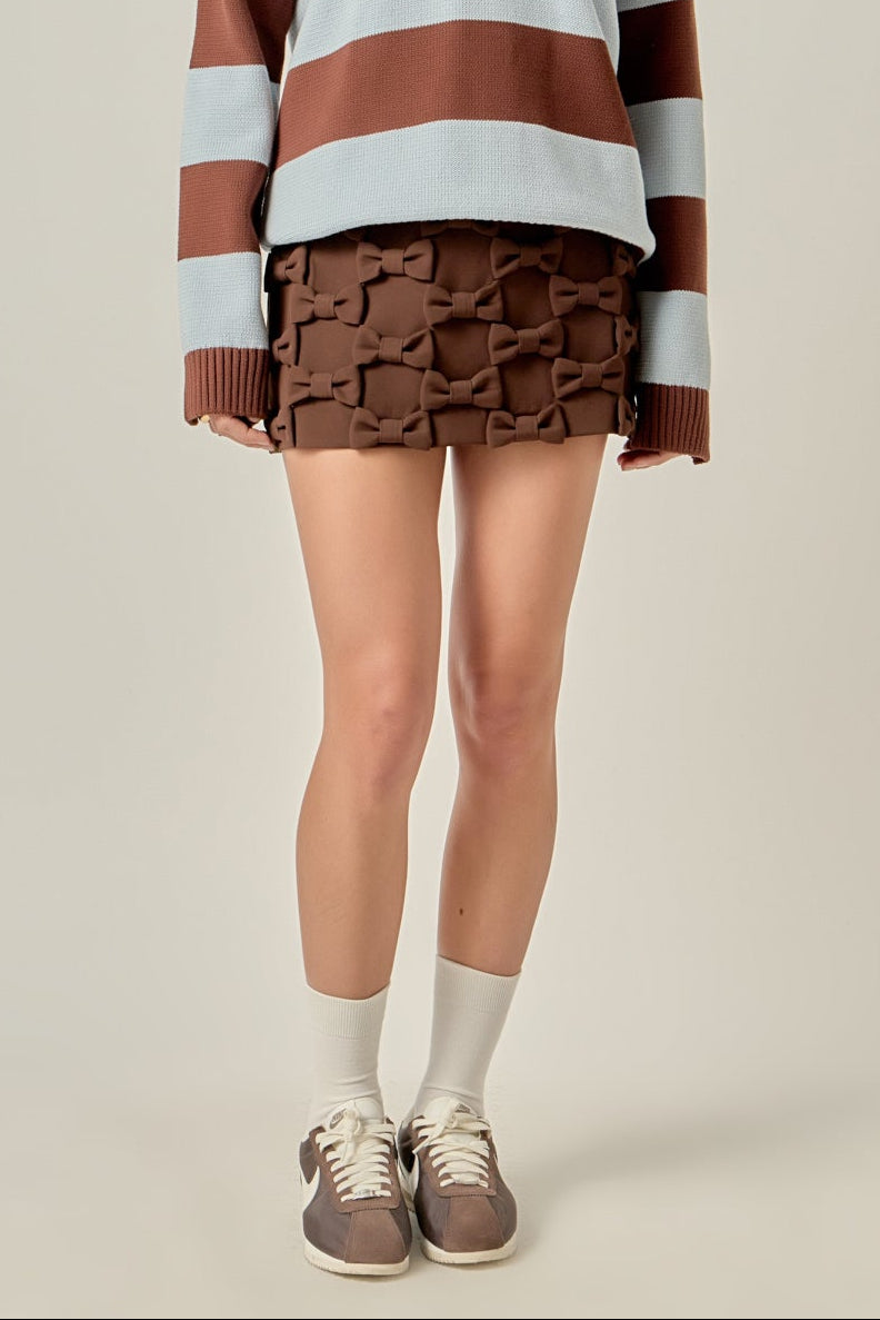 Mila Bow Detailed Skort