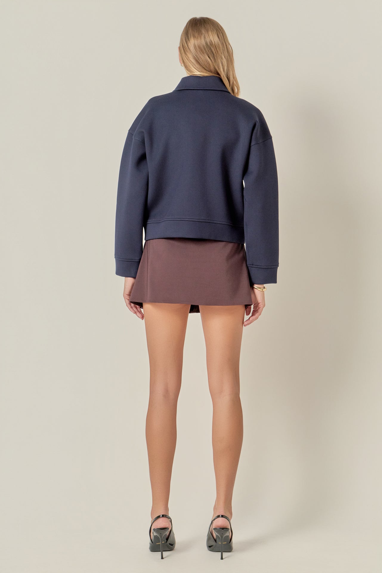 ENGLISH FACTORY - Twill Bonded Bomber Jacket - JACKETS available at Objectrare