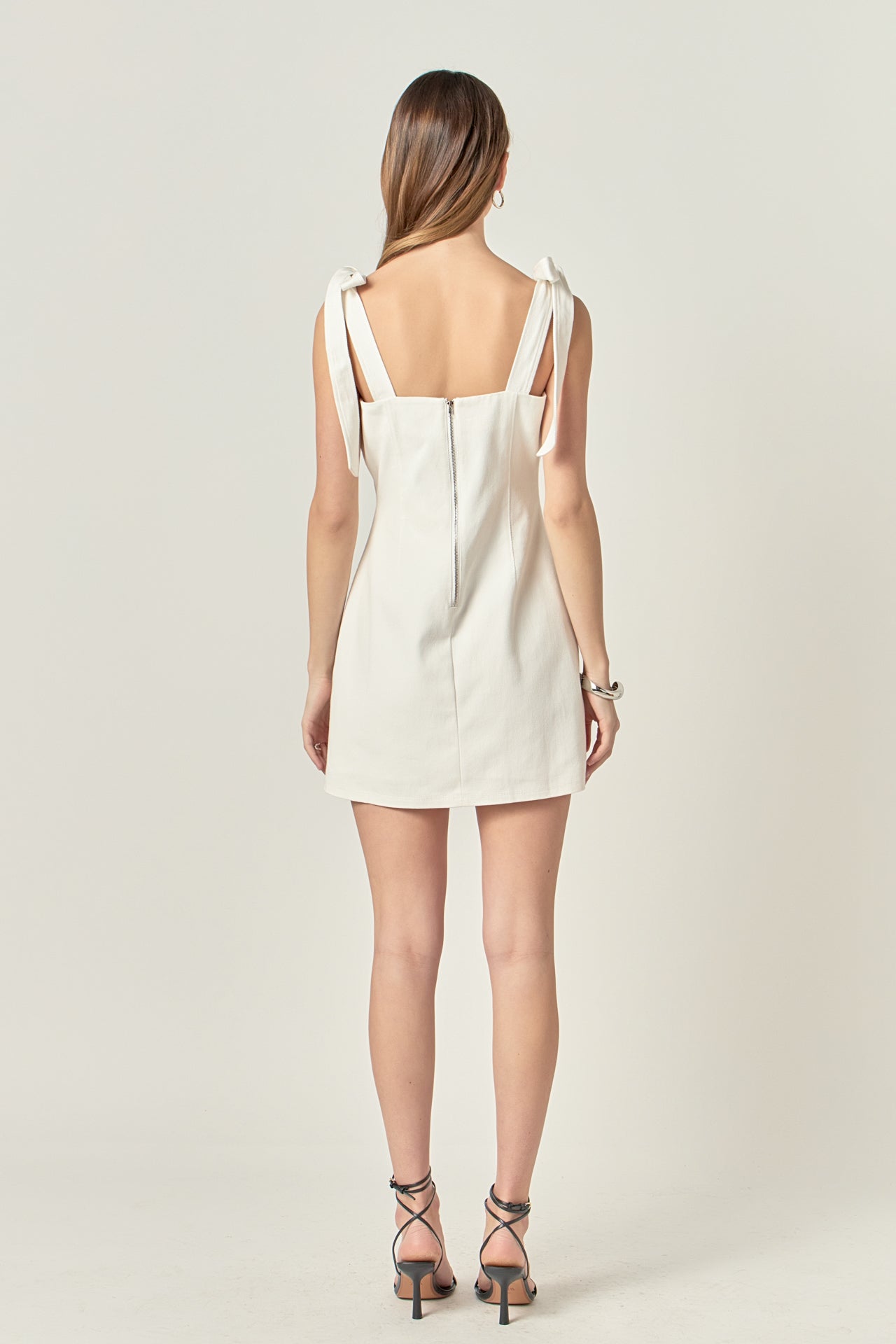 ENGLISH FACTORY - Denim Mini Dress - DRESSES available at Objectrare