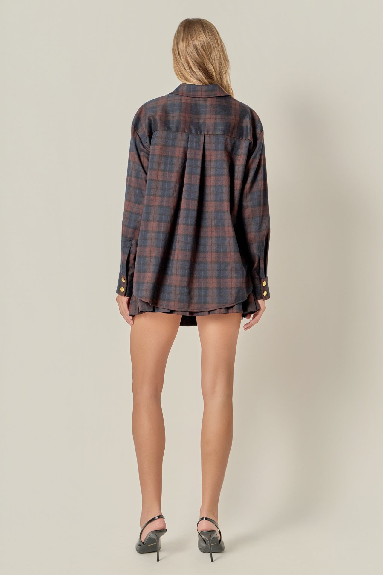 ENGLISH FACTORY - Pleated Mini Skort - SKORTS available at Objectrare