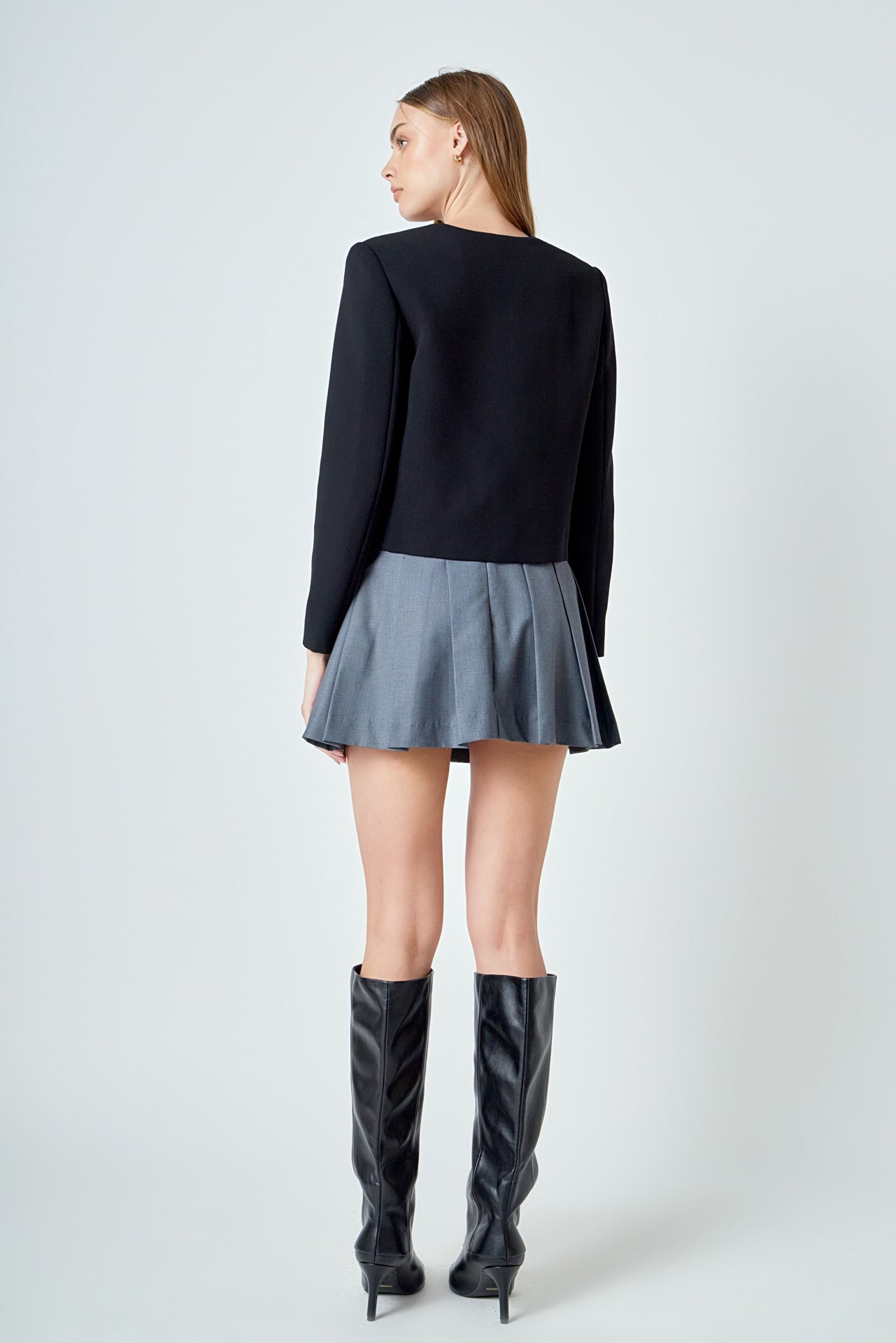 ENDLESS ROSE - Velvet Contrast Jacket - JACKETS available at Objectrare