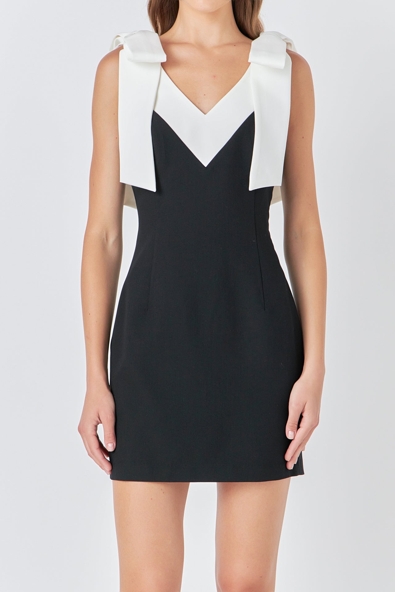 ENDLESS ROSE - Color Block Mini Dress - DRESSES available at Objectrare