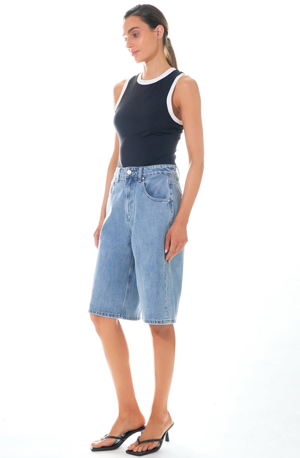 GREY LAB - Color Block Bodysuit - BODYSUIT available at Objectrare