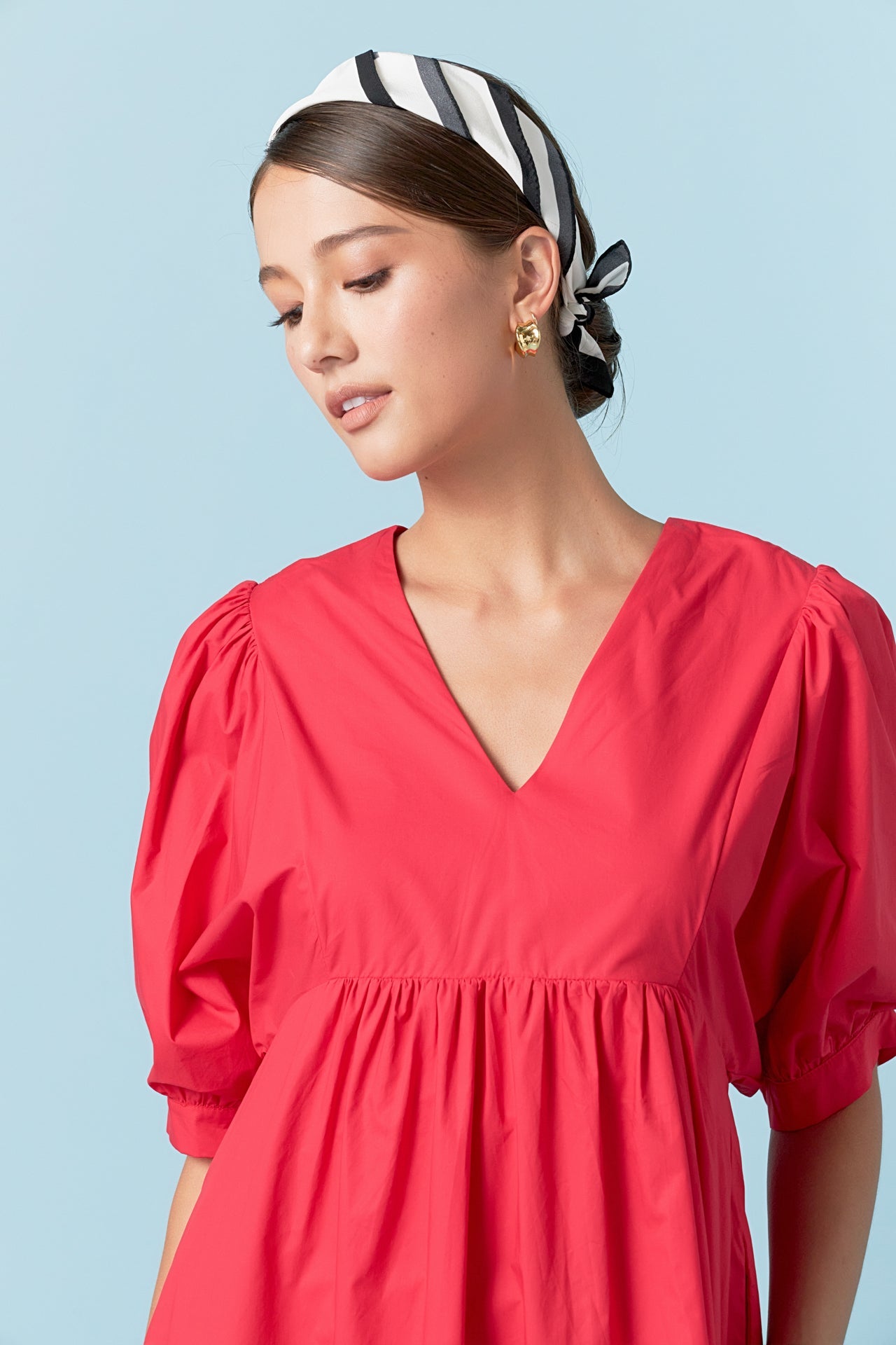 ENGLISH FACTORY - Back Bow Detail Midi Dress - DRESSES available at Objectrare