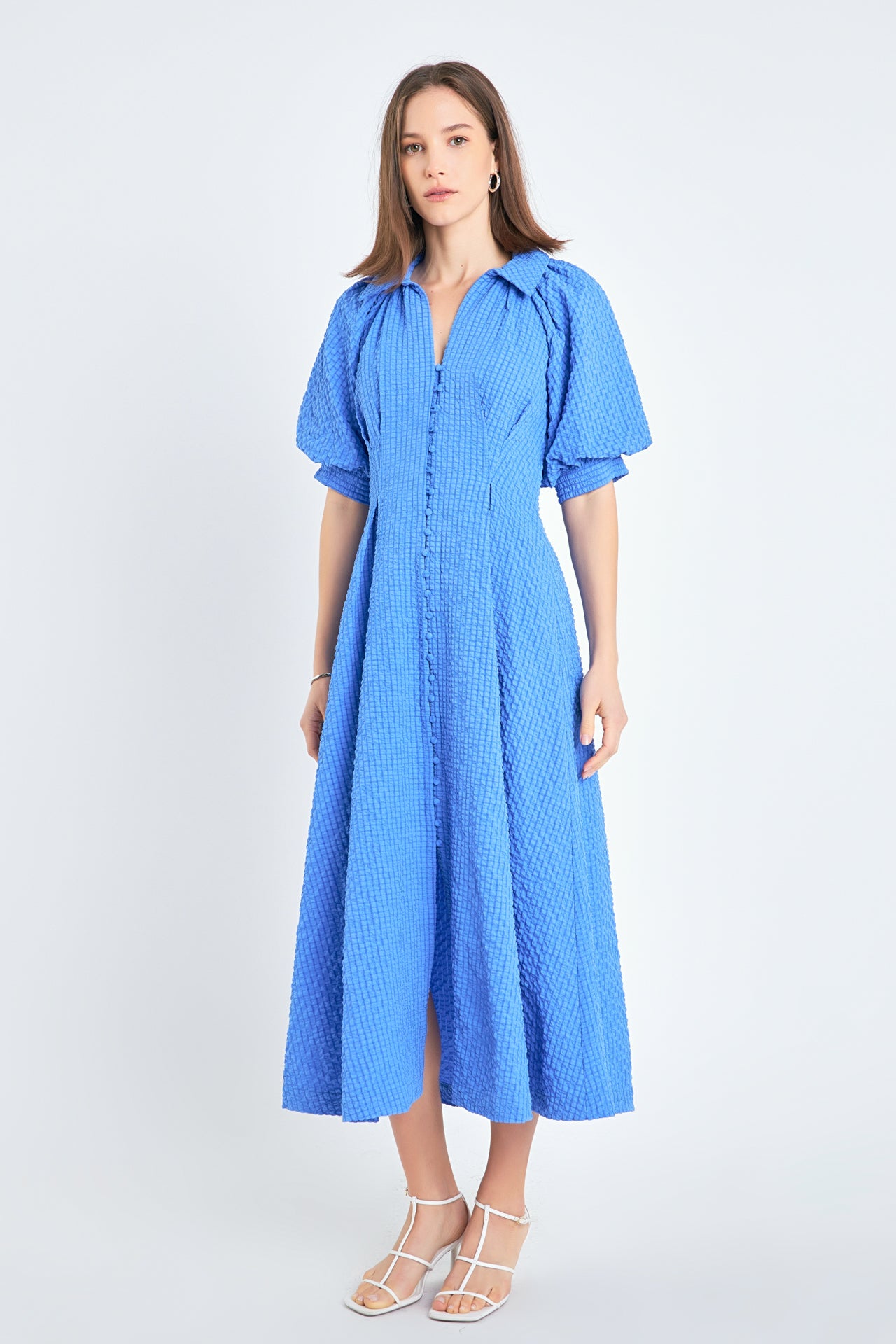 ENGLISH FACTORY - Shirt Midi Dress - DRESSES available at Objectrare