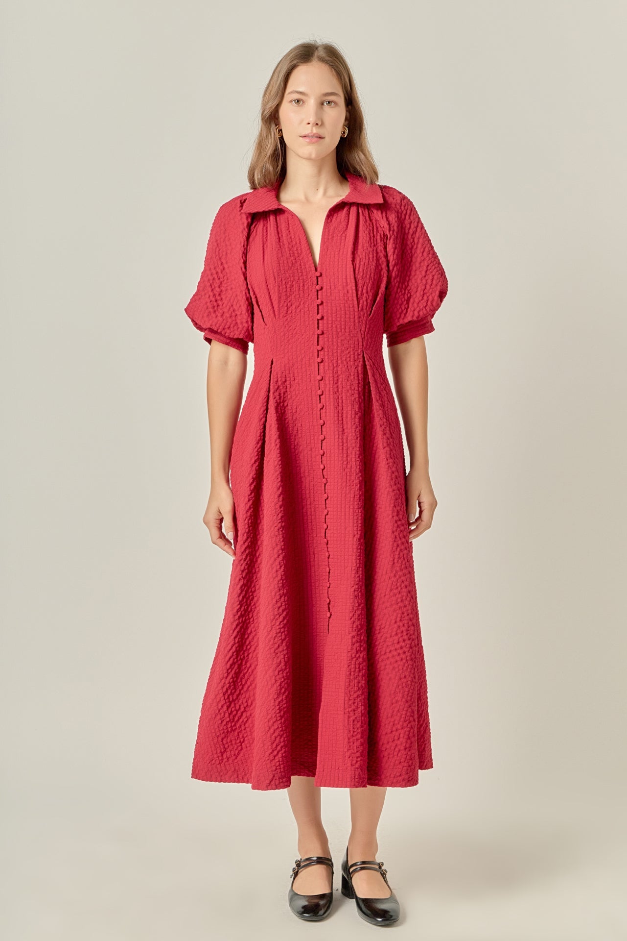 ENGLISH FACTORY - Shirt Midi Dress - DRESSES available at Objectrare