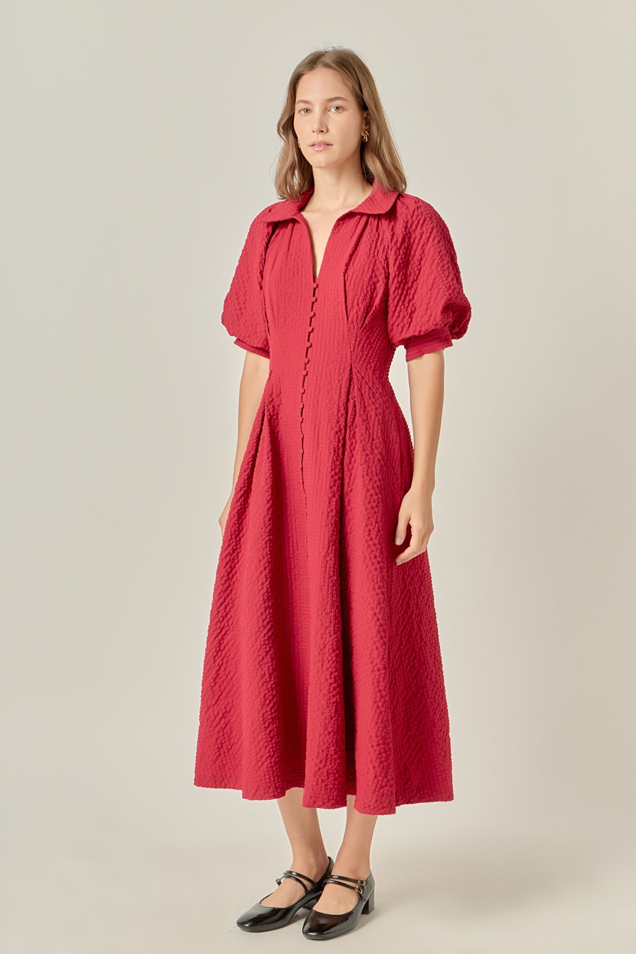 ENGLISH FACTORY - Shirt Midi Dress - DRESSES available at Objectrare