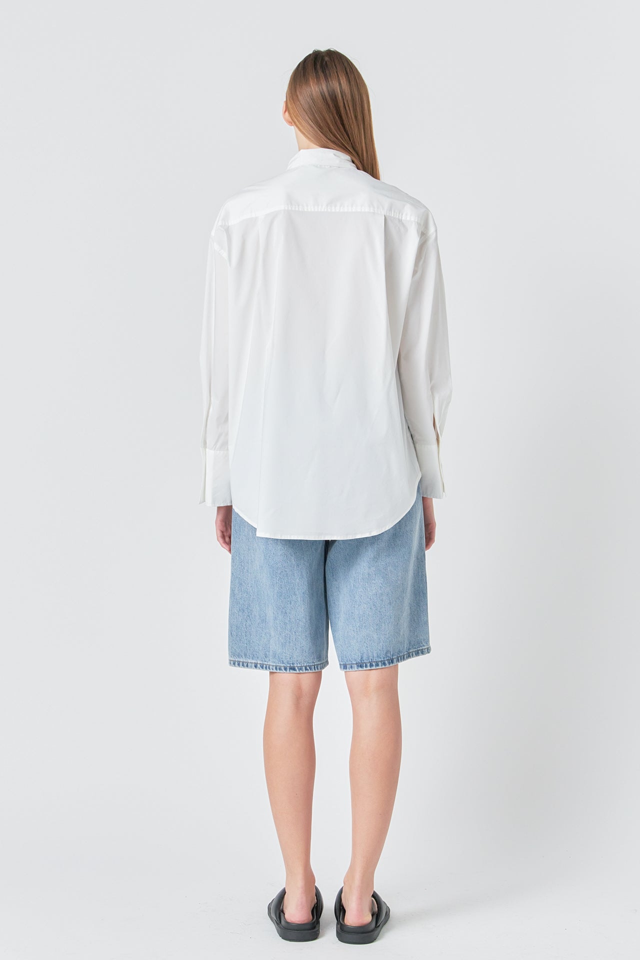 GREY LAB - Bow Detailed Shirt - TOPS available at Objectrare
