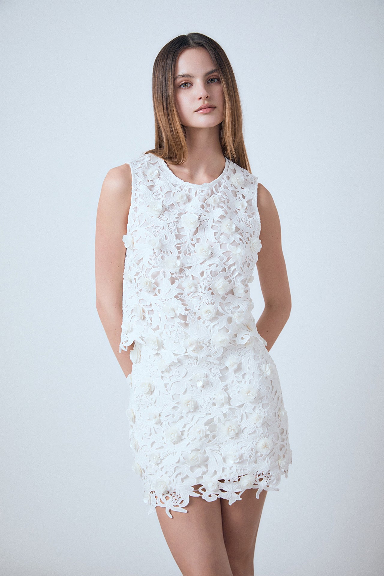 ENDLESS ROSE - Embellished Mini Skirt - SKIRTS available at Objectrare