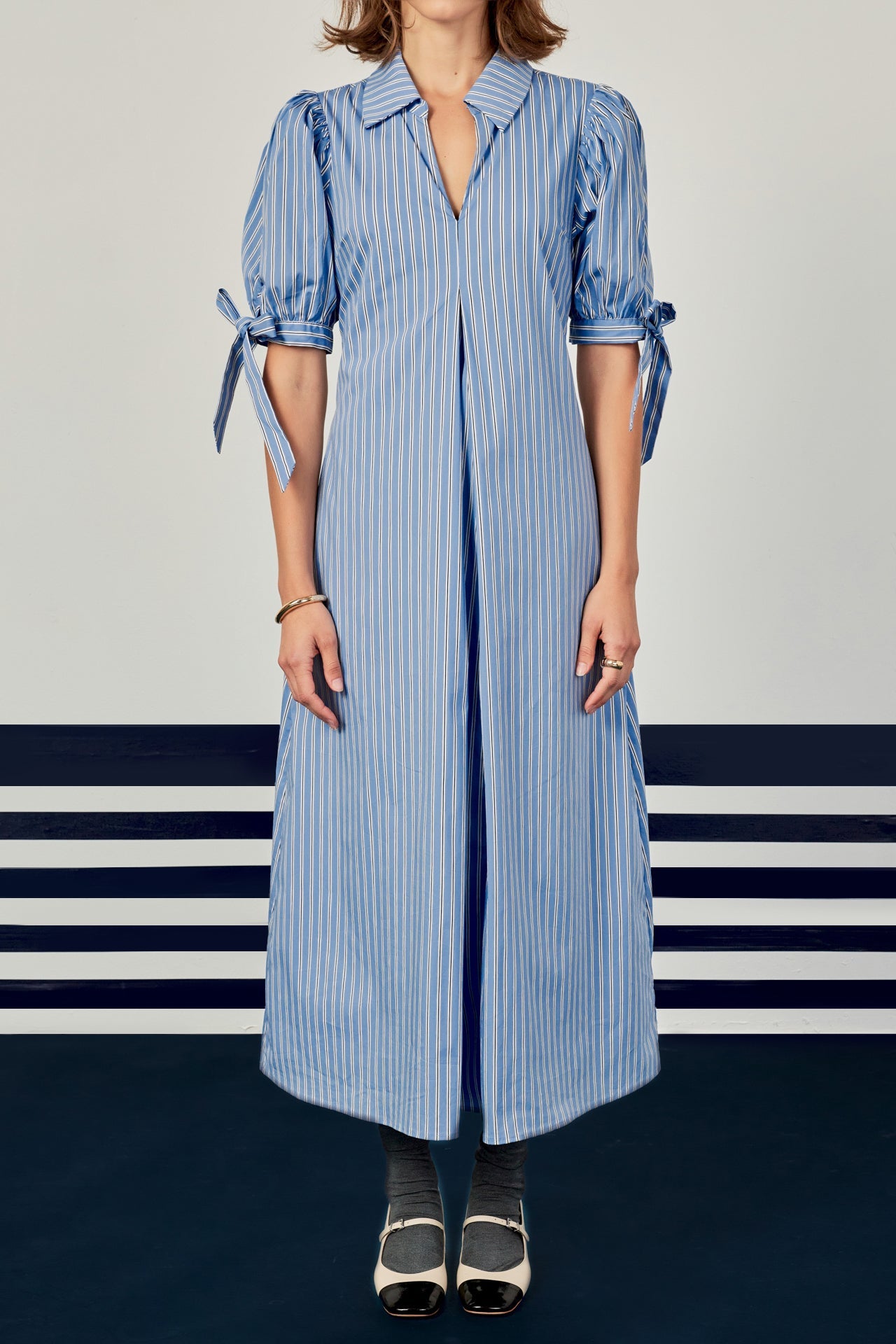 ENGLISH FACTORY - Godet Midi Dress - DRESSES available at Objectrare