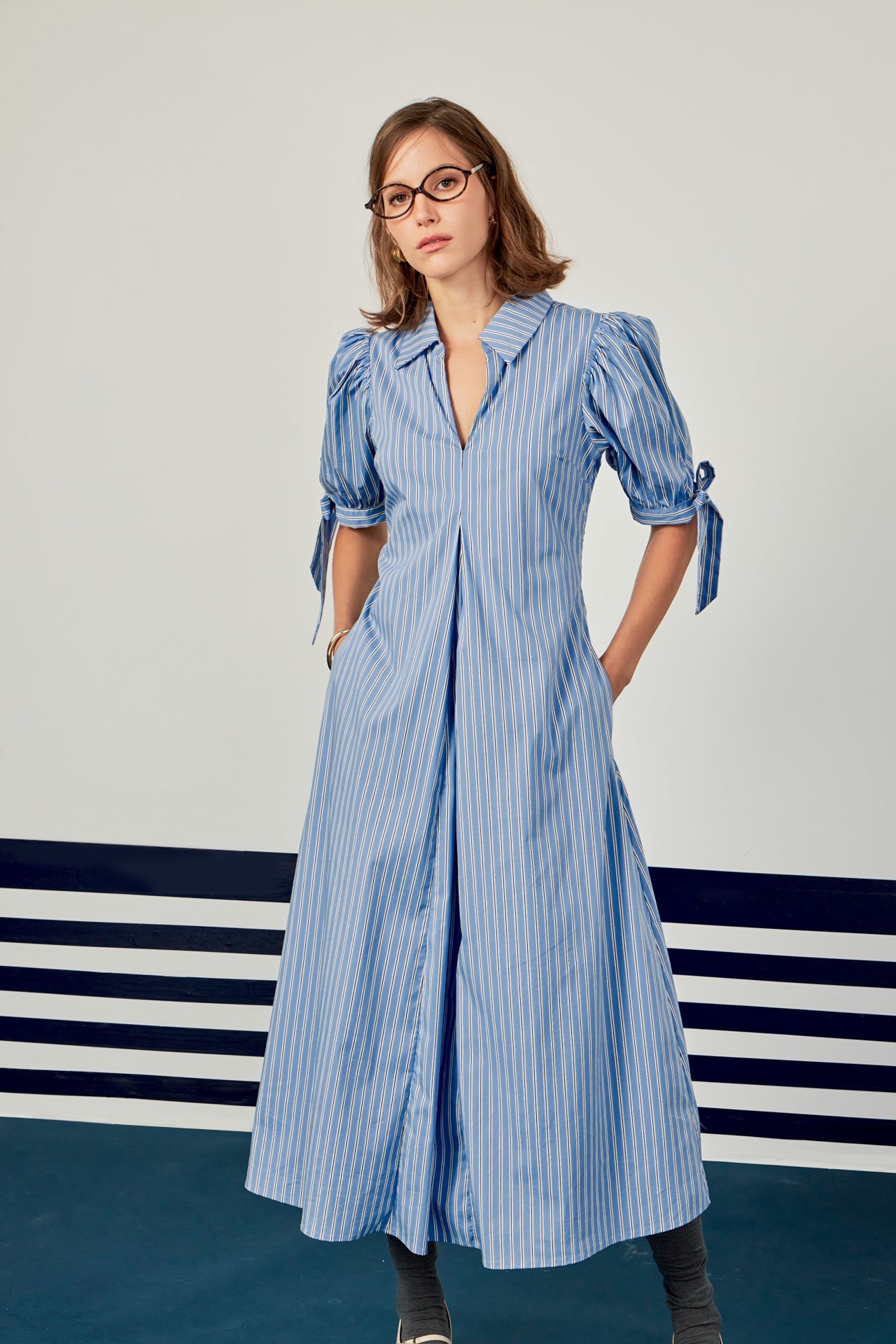 ENGLISH FACTORY - Godet Midi Dress - DRESSES available at Objectrare