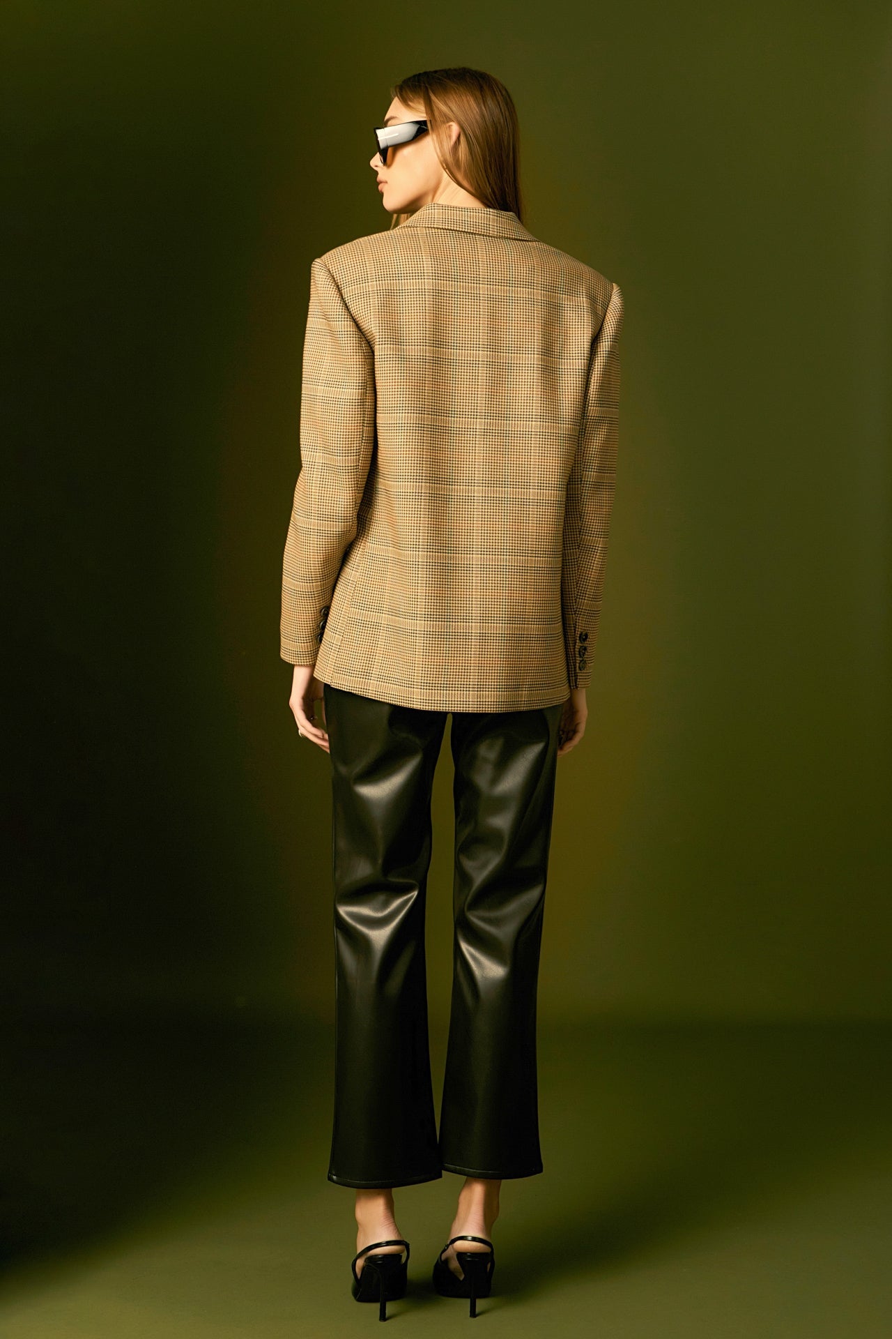 ENGLISH FACTORY - Glen Check Bow Jacket - JACKETS available at Objectrare