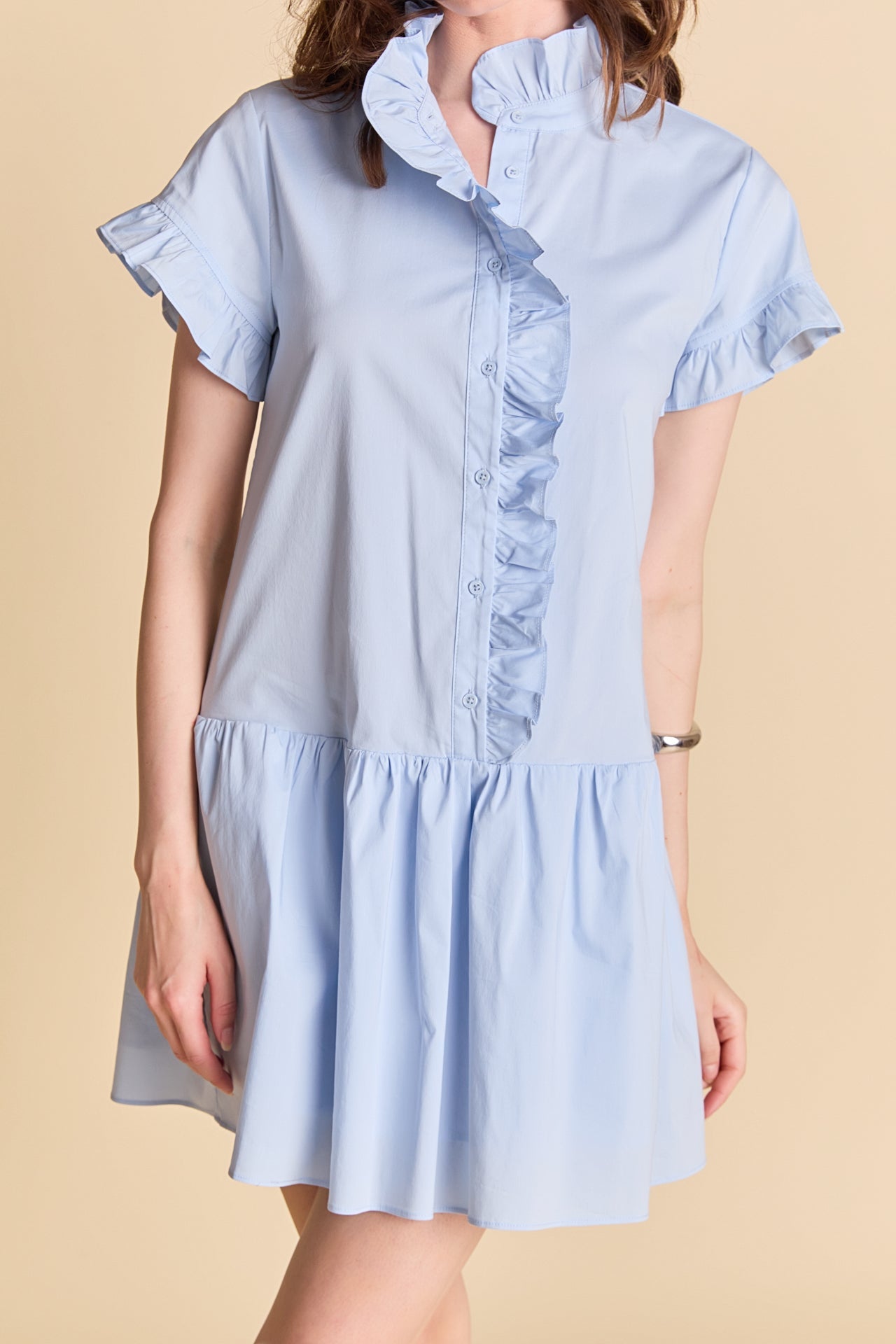 ENGLISH FACTORY - Ruffled Mini Dress - DRESSES available at Objectrare