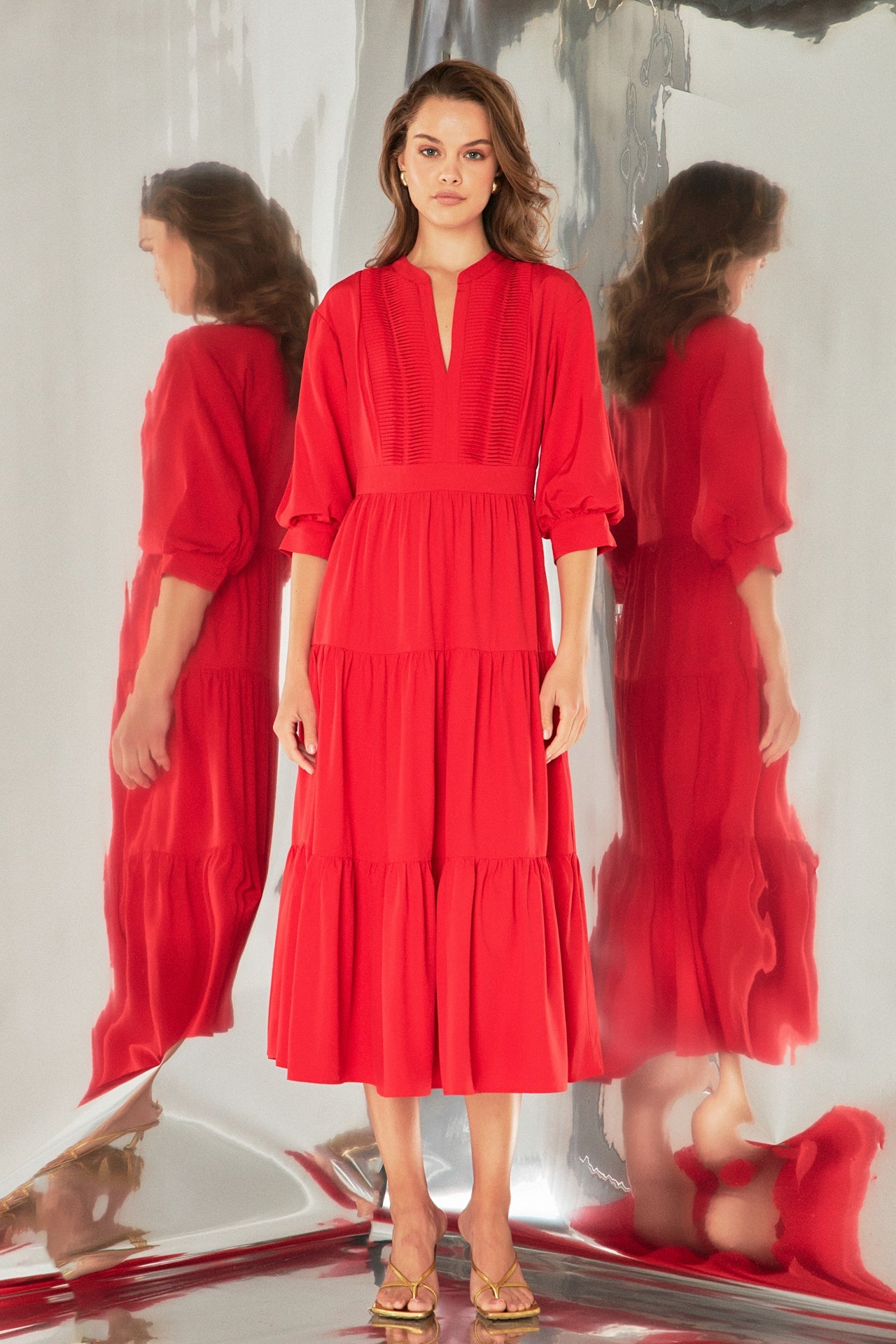 ENDLESS ROSE - Pin Tuck Dress - DRESSES available at Objectrare