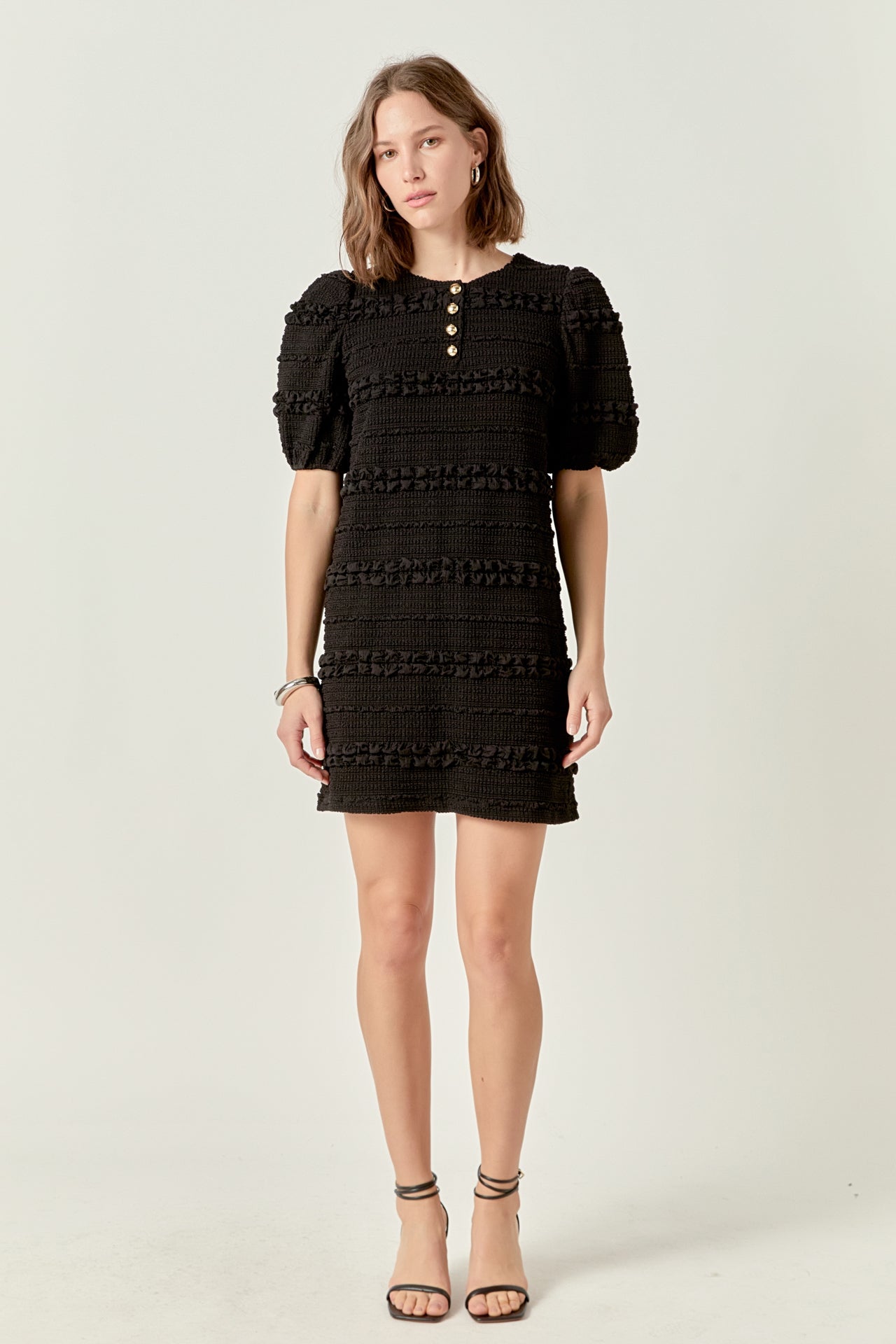 ENGLISH FACTORY - Smocked Mini Dress - DRESSES available at Objectrare