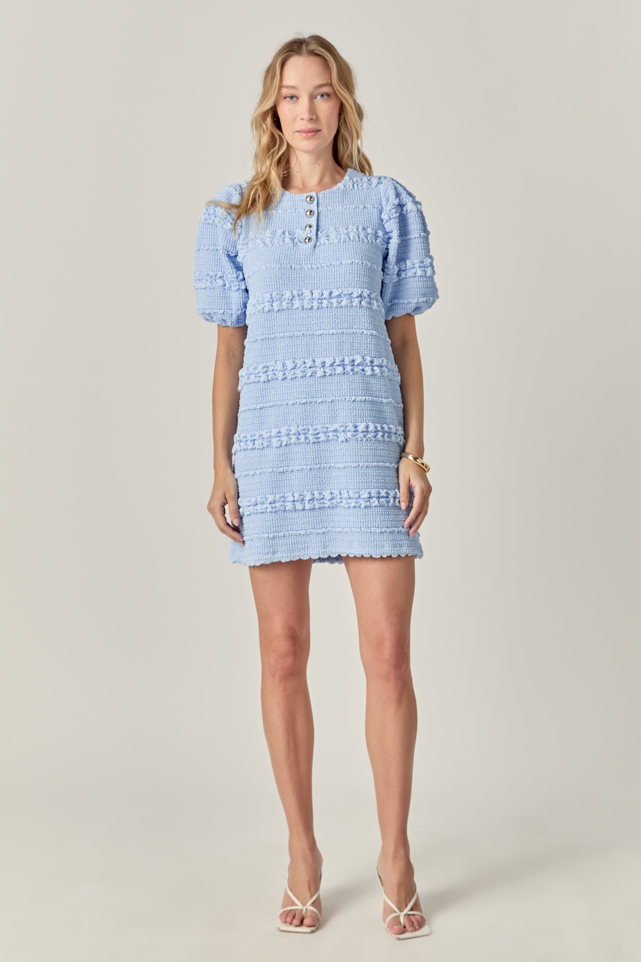 ENGLISH FACTORY - Smocked Mini Dress - DRESSES available at Objectrare