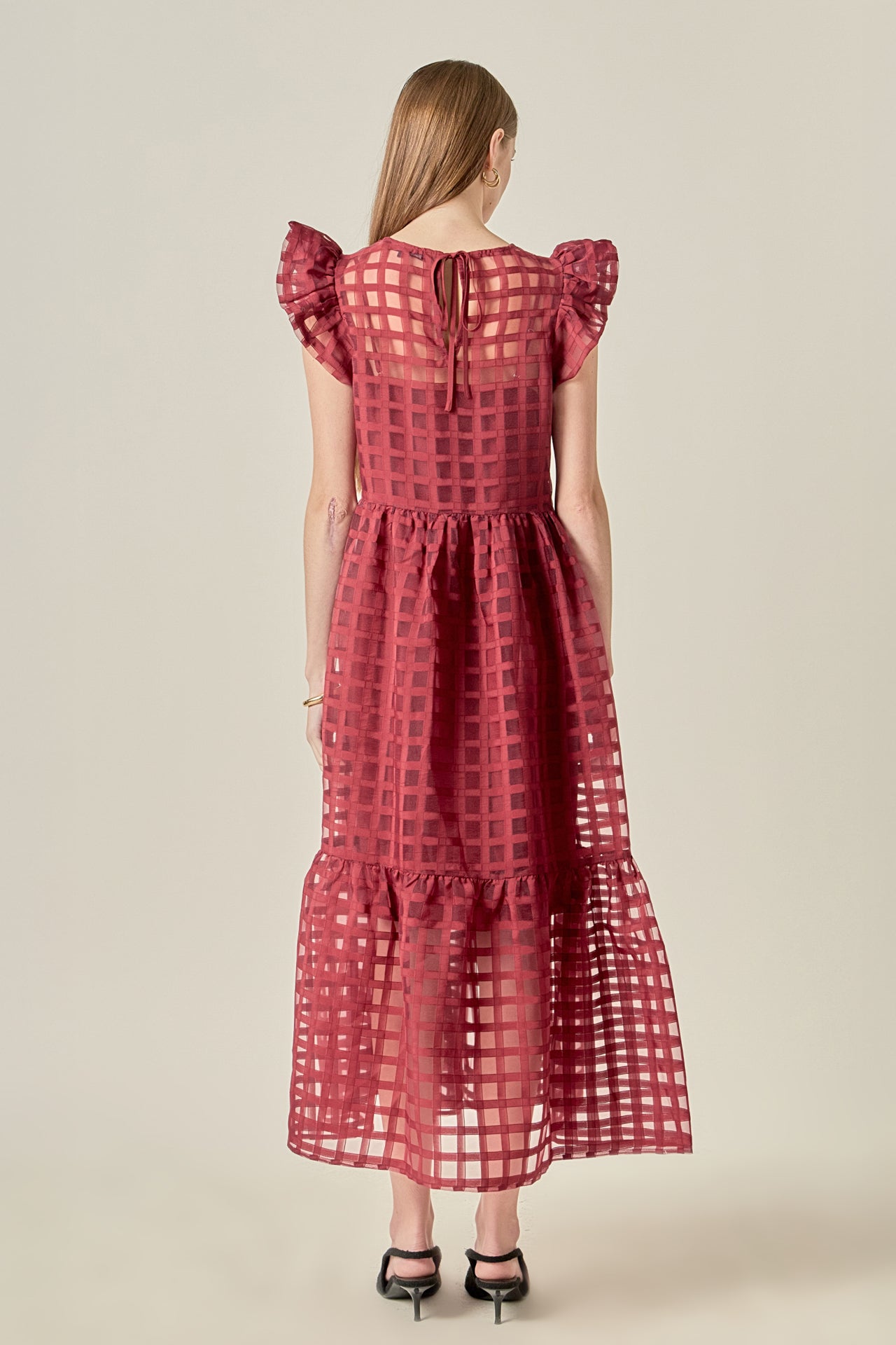Organza Midi Dress