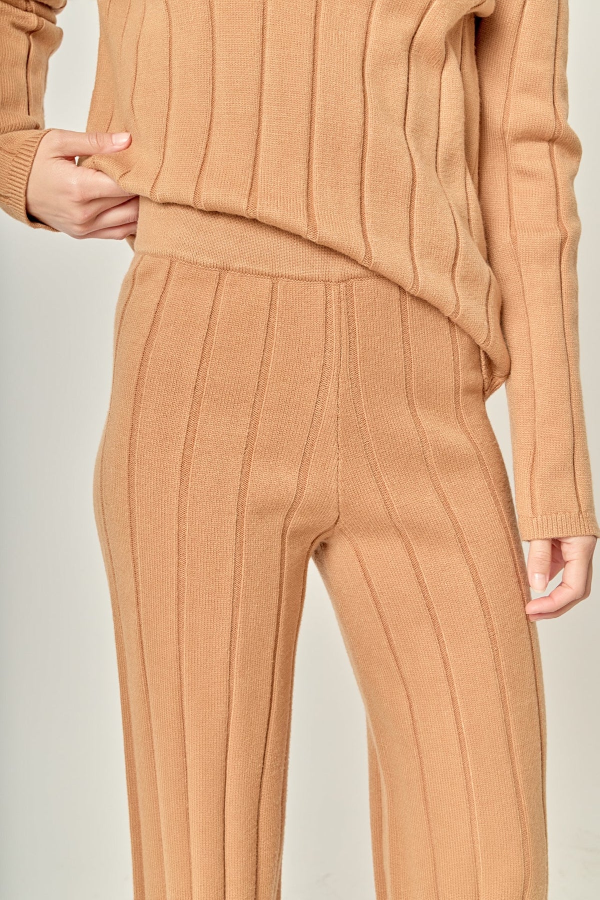 ENGLISH FACTORY - Texture Knit Pants - PANTS available at Objectrare