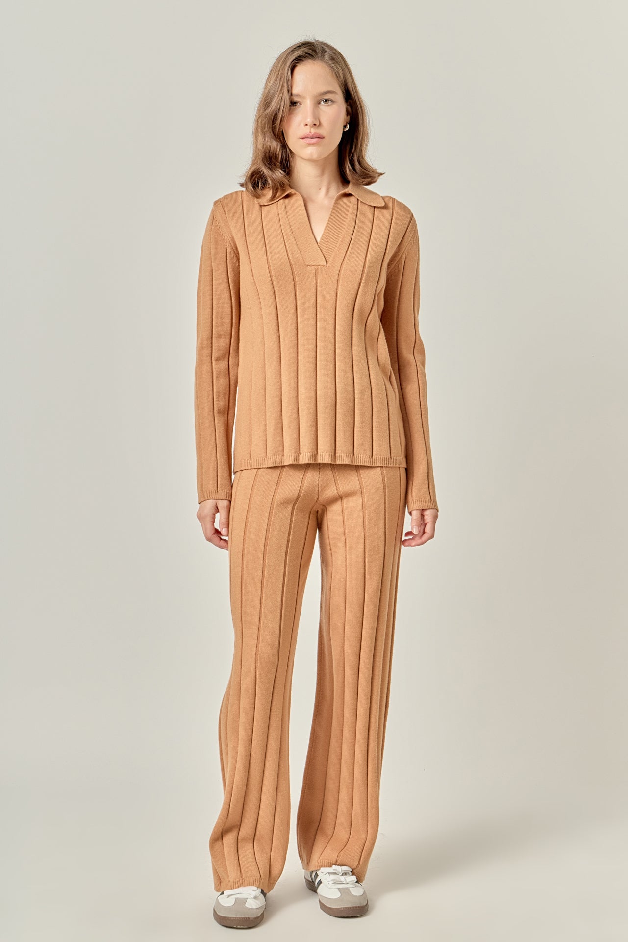 ENGLISH FACTORY - Texture Knit Pants - PANTS available at Objectrare