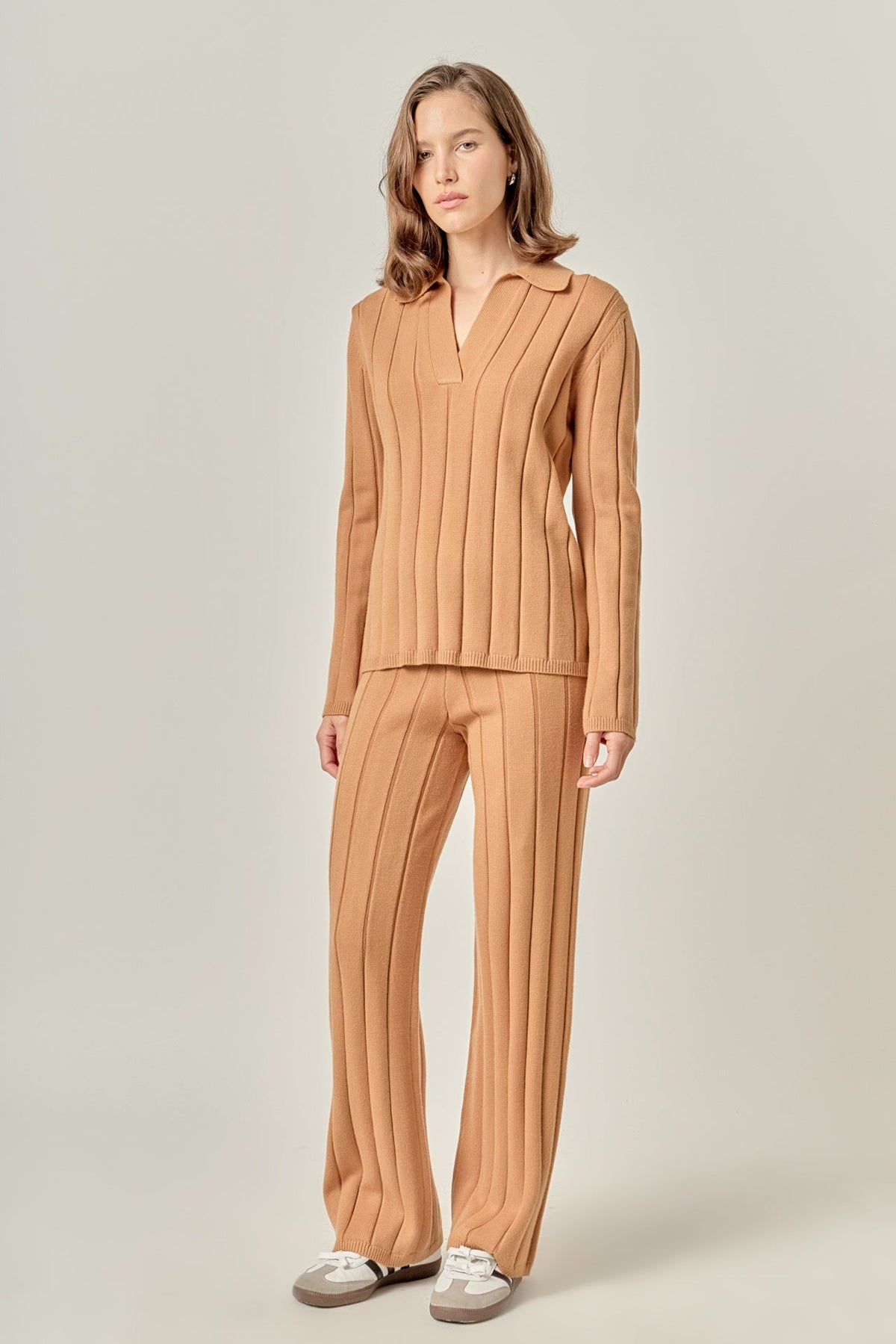 ENGLISH FACTORY - Texture Knit Pants - PANTS available at Objectrare