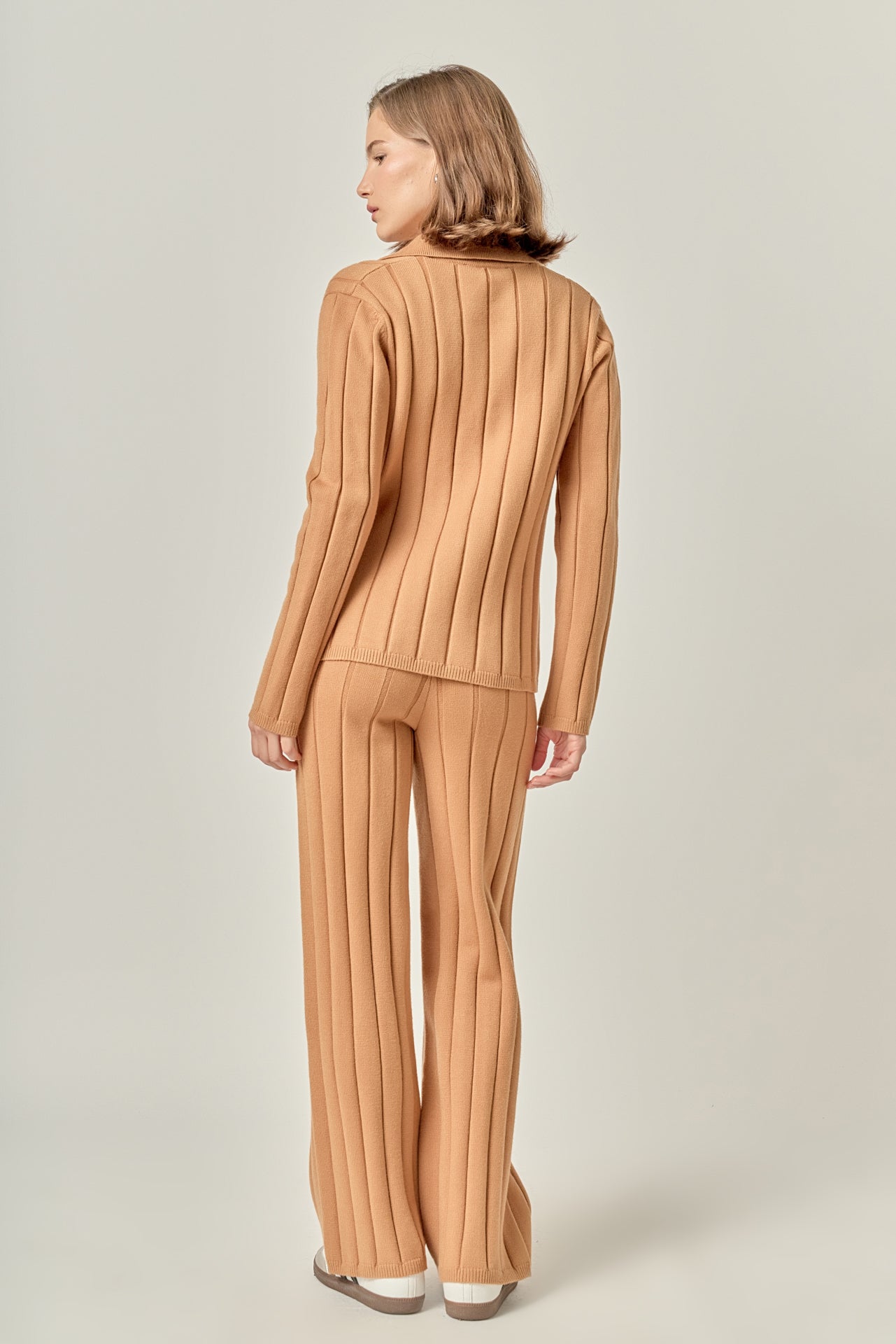 ENGLISH FACTORY - Texture Knit Pants - PANTS available at Objectrare