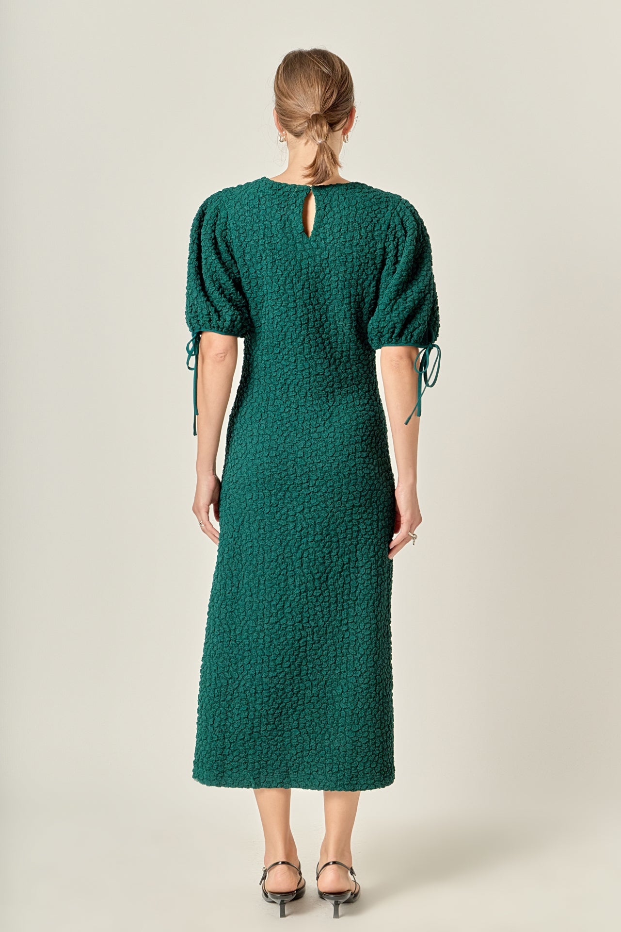 Smocked Midi Dress
