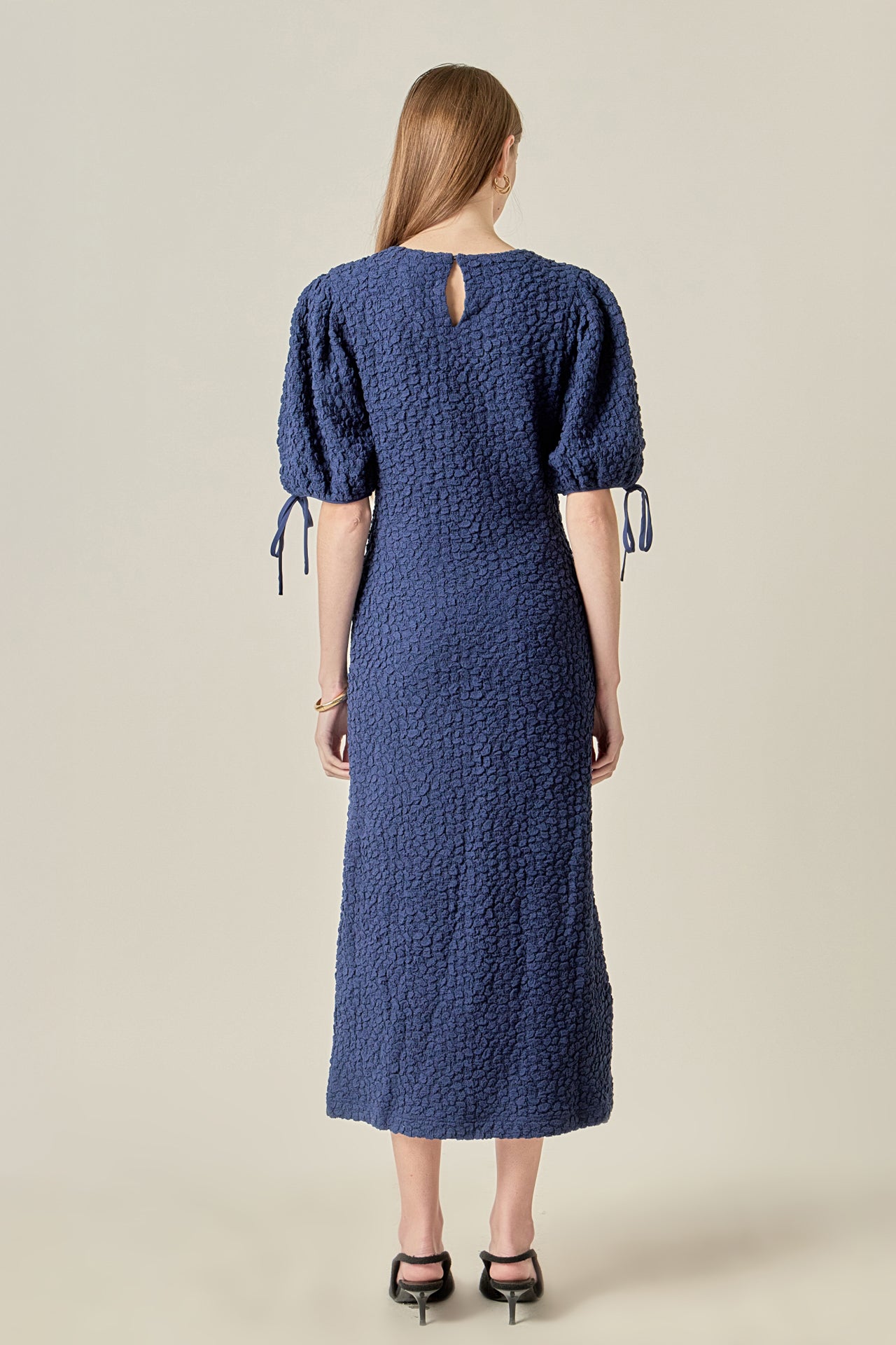 Smocked Midi Dress