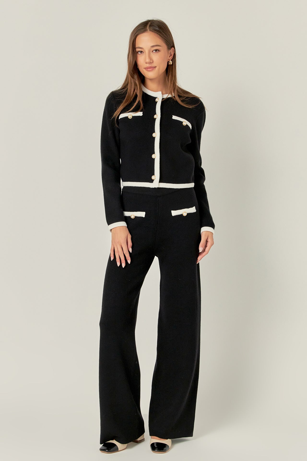 ENGLISH FACTORY - Color Block Pants - PANTS available at Objectrare