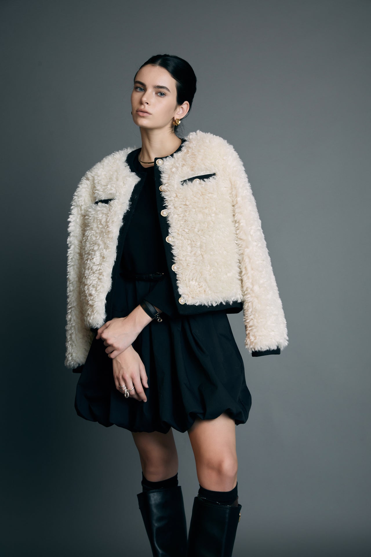 ENGLISH FACTORY - Shearing Jacket - JACKETS available at Objectrare