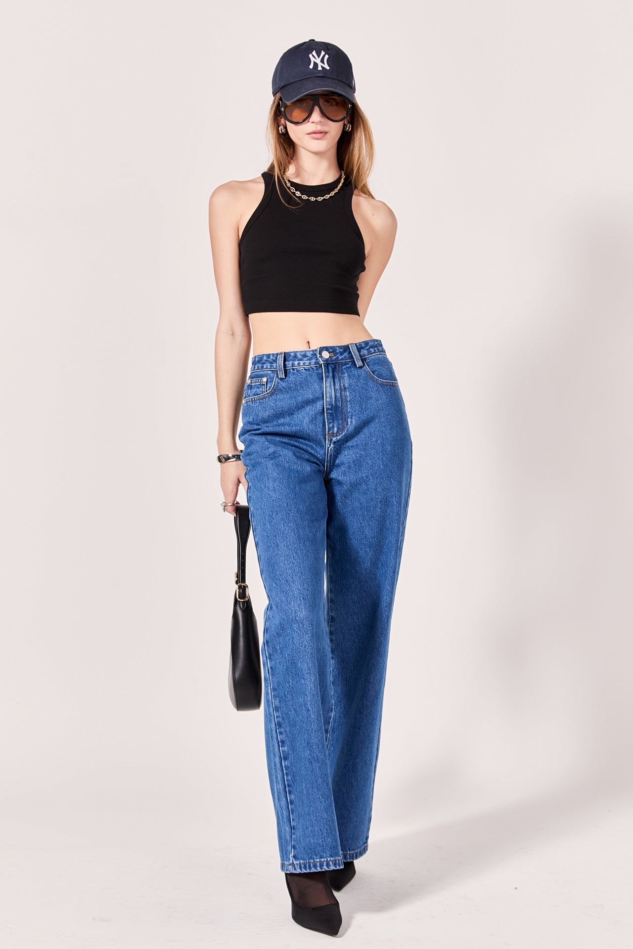 ENGLISH FACTORY - Embroidered Bow Denim - PANTS available at Objectrare