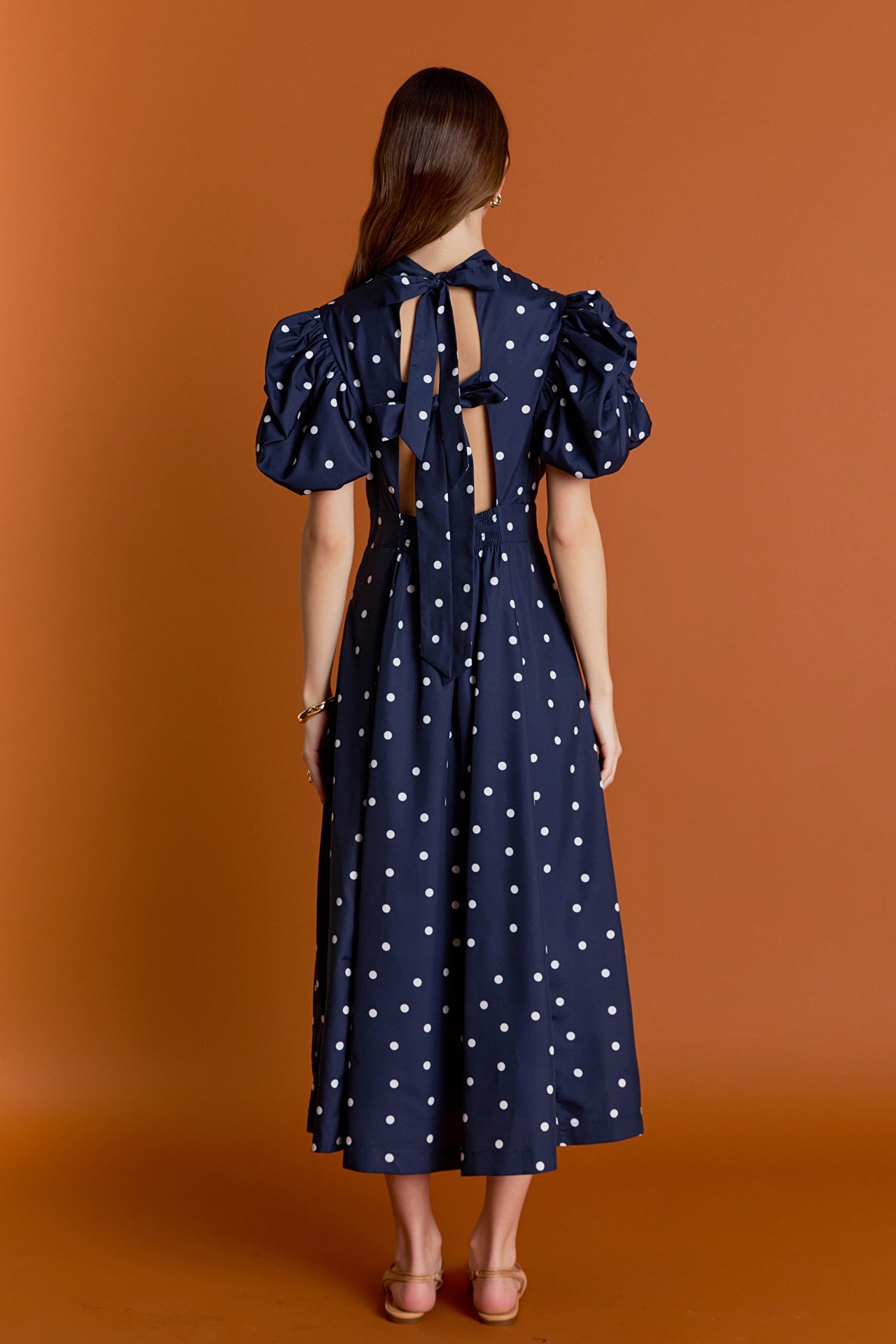 ENGLISH FACTORY - Daisy Dotted Midi Dress - DRESSES available at Objectrare