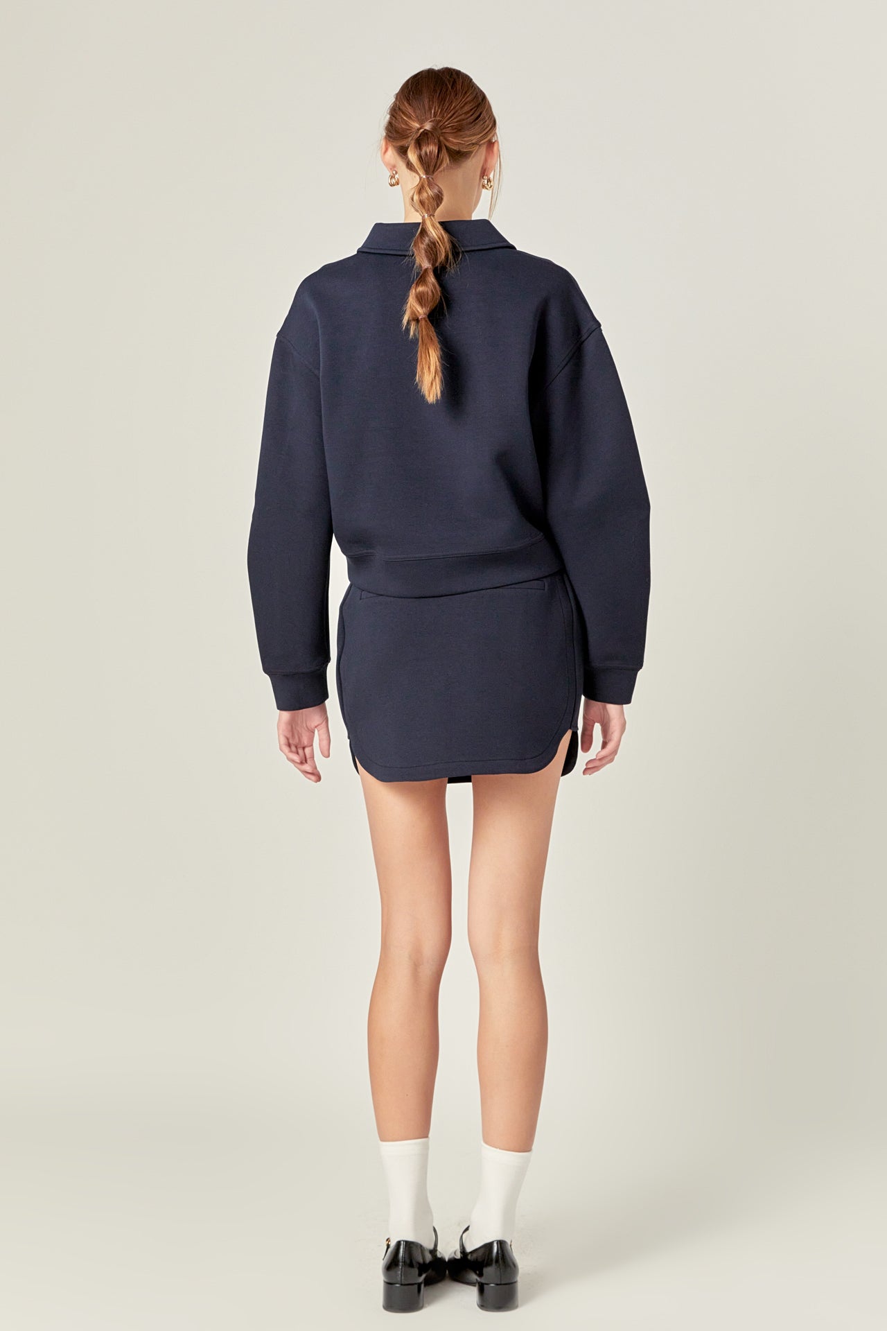 ENGLISH FACTORY - Polo Scuba Skirt - SKIRTS available at Objectrare