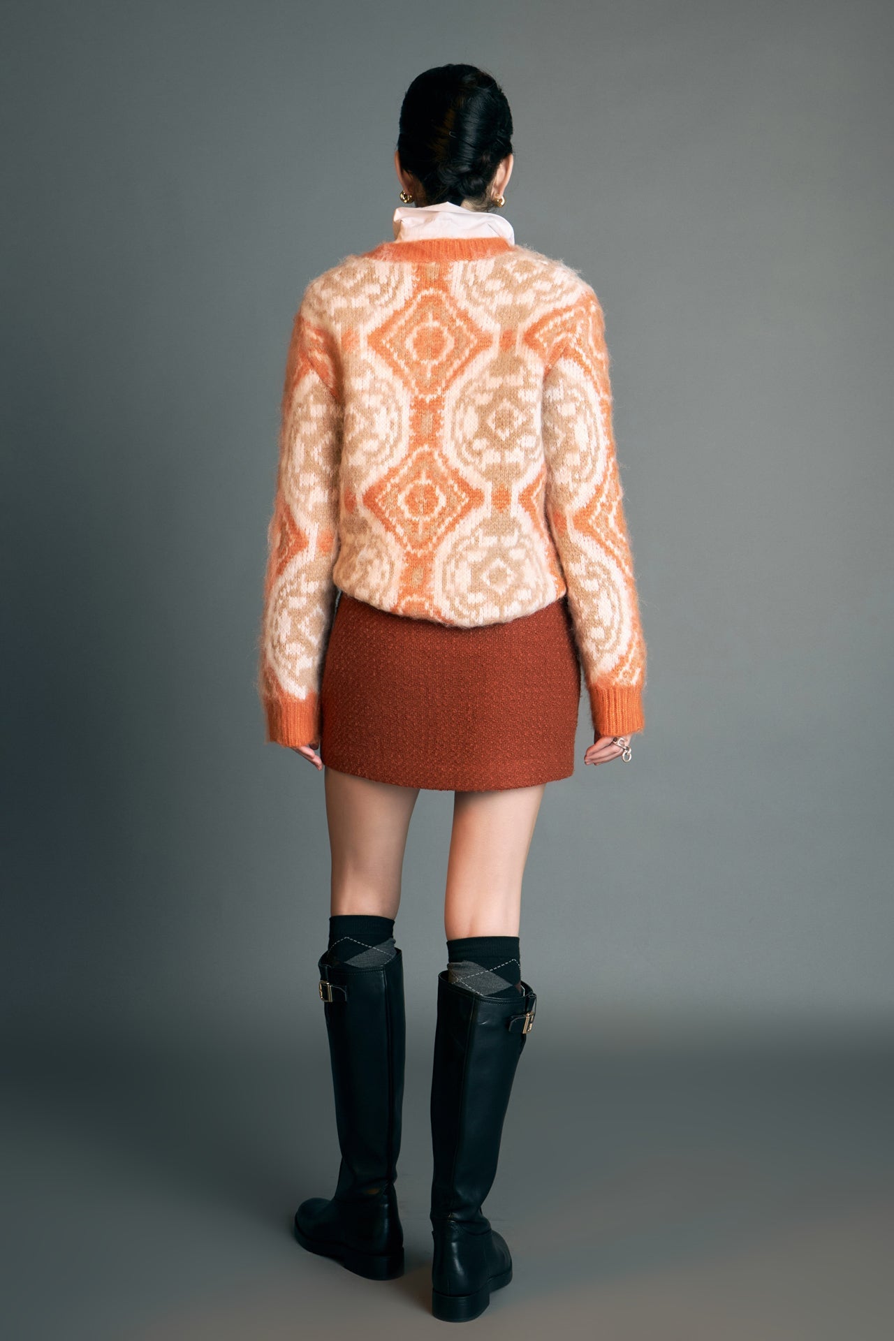 ENGLISH FACTORY - Tweed H-Line Skirt- Sold Out - SKIRTS available at Objectrare