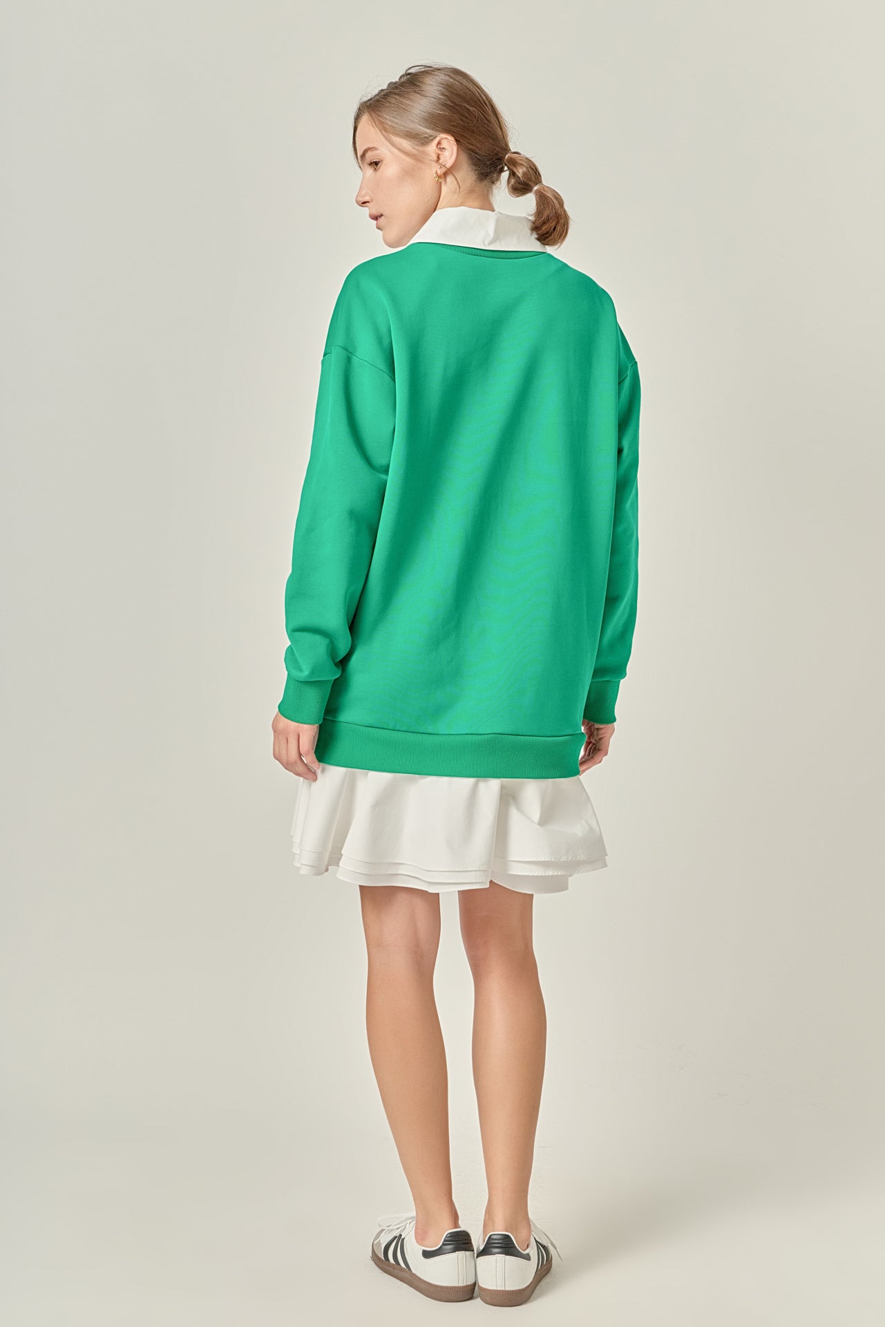 ENGLISH FACTORY - Mixed Media Mini Dress - DRESSES available at Objectrare