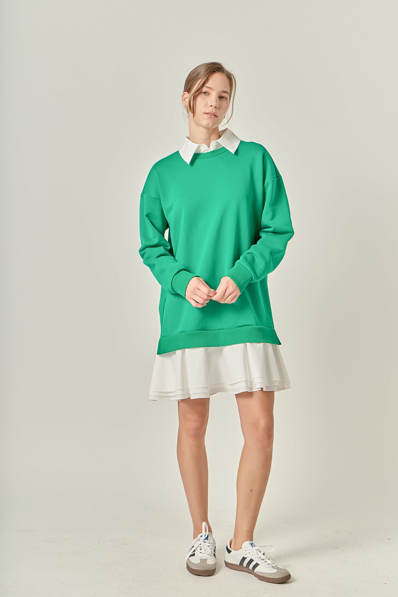 ENGLISH FACTORY - Mixed Media Mini Dress - DRESSES available at Objectrare