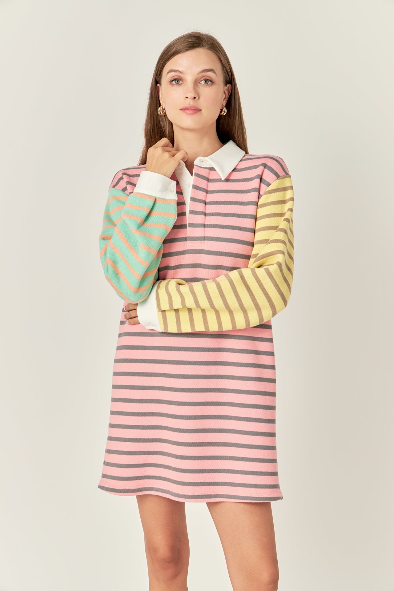 ENGLISH FACTORY - The Striped Edit Dress - DRESSES available at Objectrare