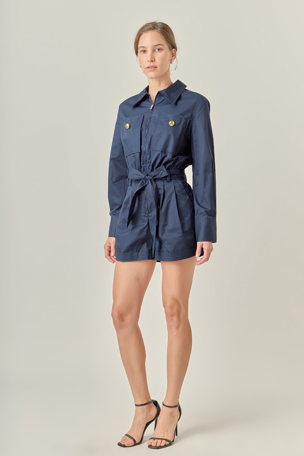 ENGLISH FACTORY - Big Pocket Jumpsuit - JUMPSUITS available at Objectrare