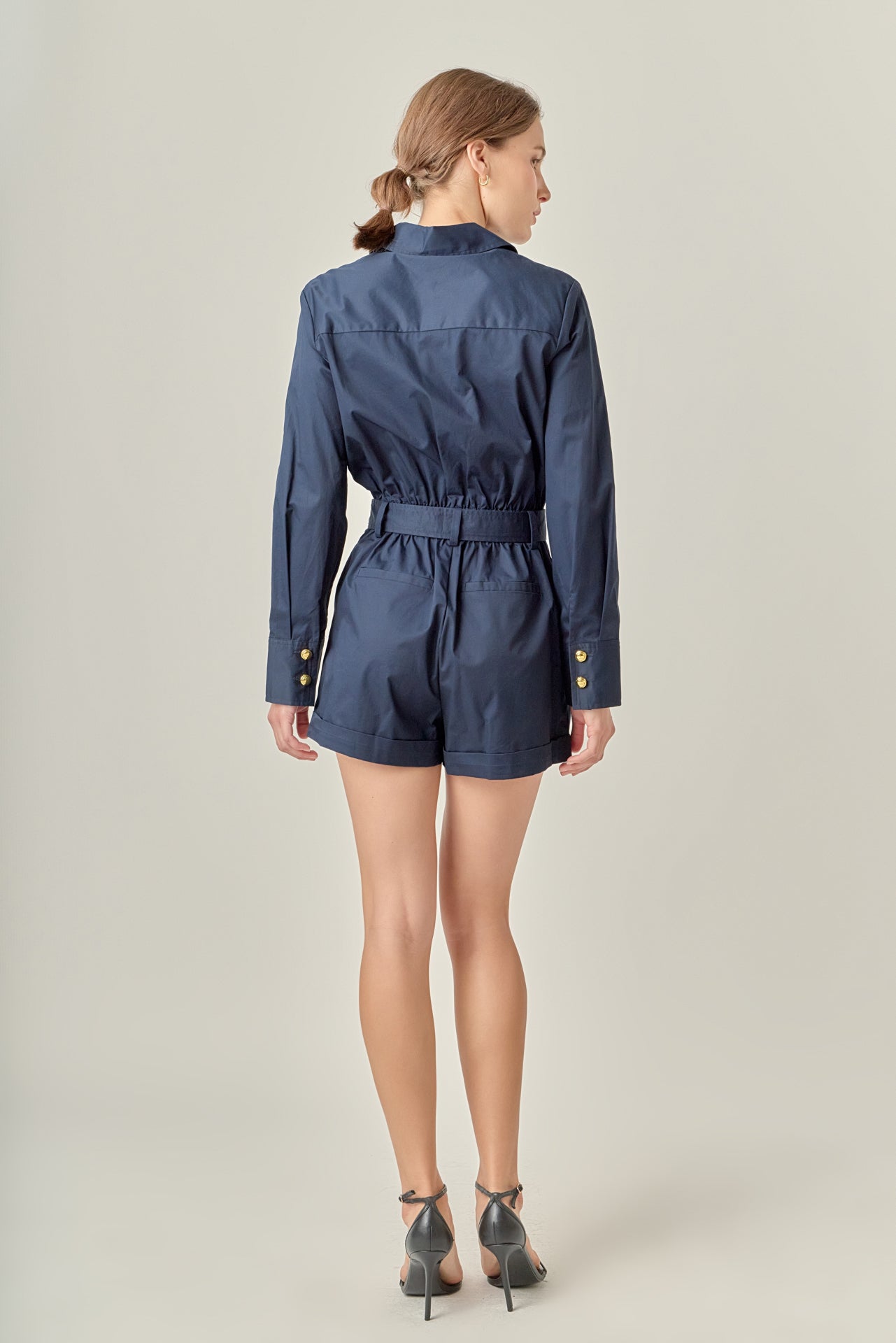 ENGLISH FACTORY - Big Pocket Jumpsuit - JUMPSUITS available at Objectrare