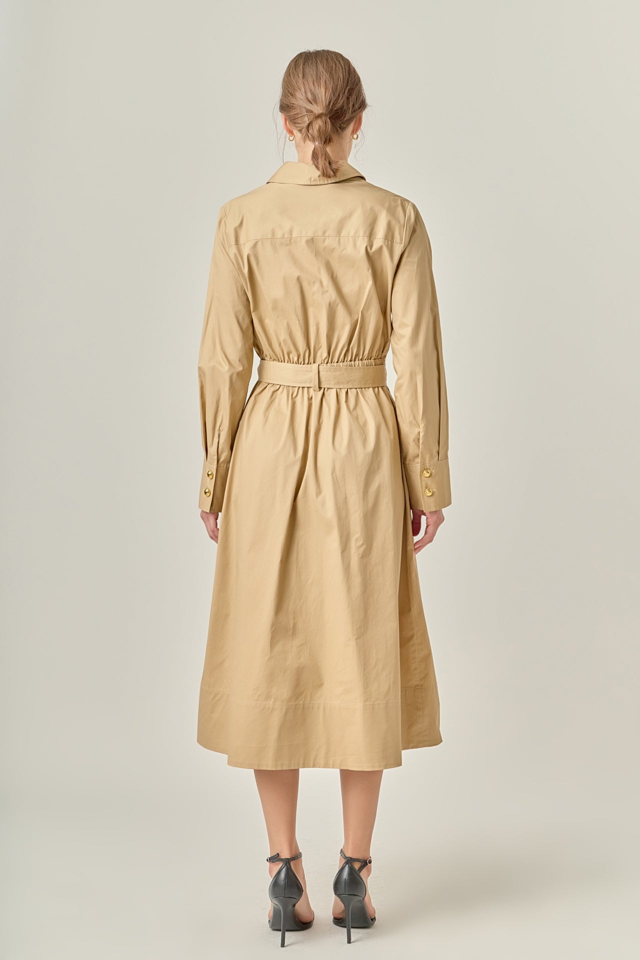 ENGLISH FACTORY - Modern Classic Tie-Waist Dress - DRESSES available at Objectrare