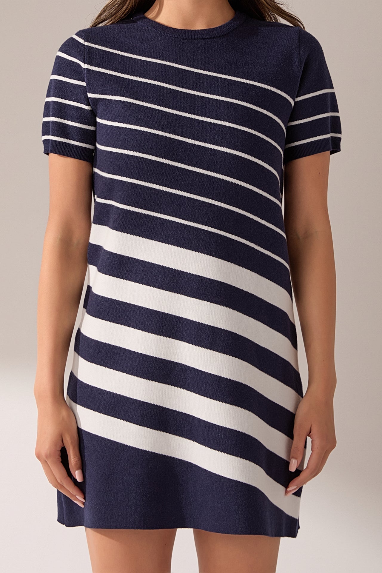 ENGLISH FACTORY - Multi Stripe Mini Dress - DRESSES available at Objectrare