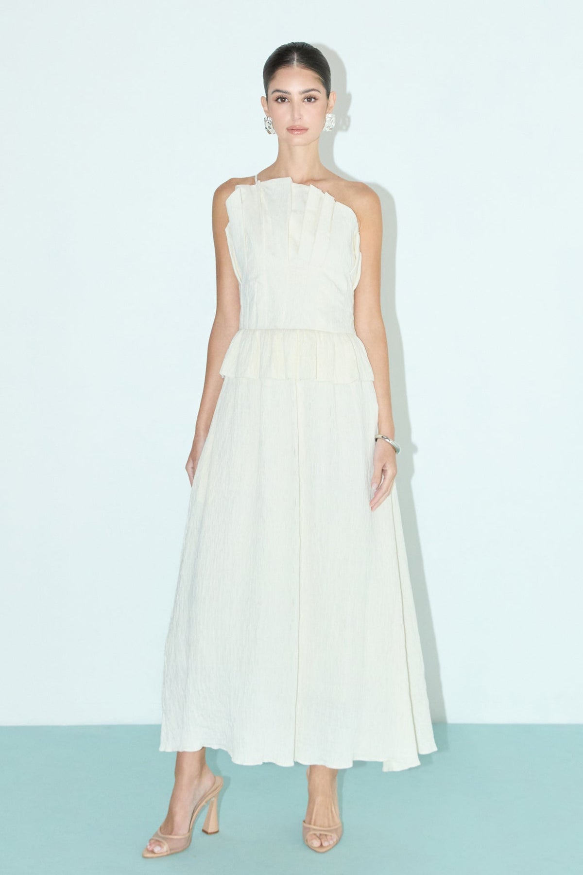 Modern Muse Pleated Midi Dress
